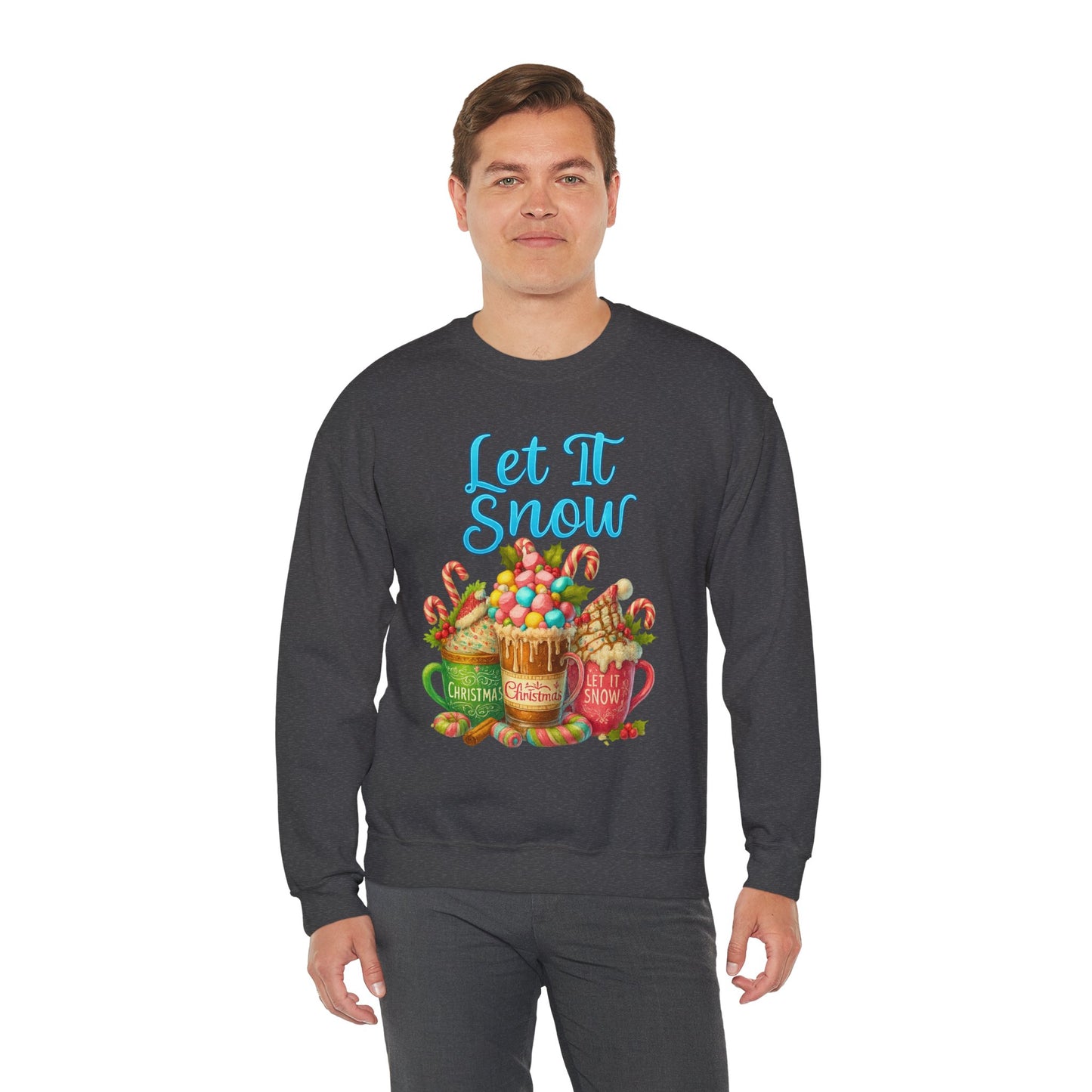 Let It Snow Coffee Crewneck Sweatshirt