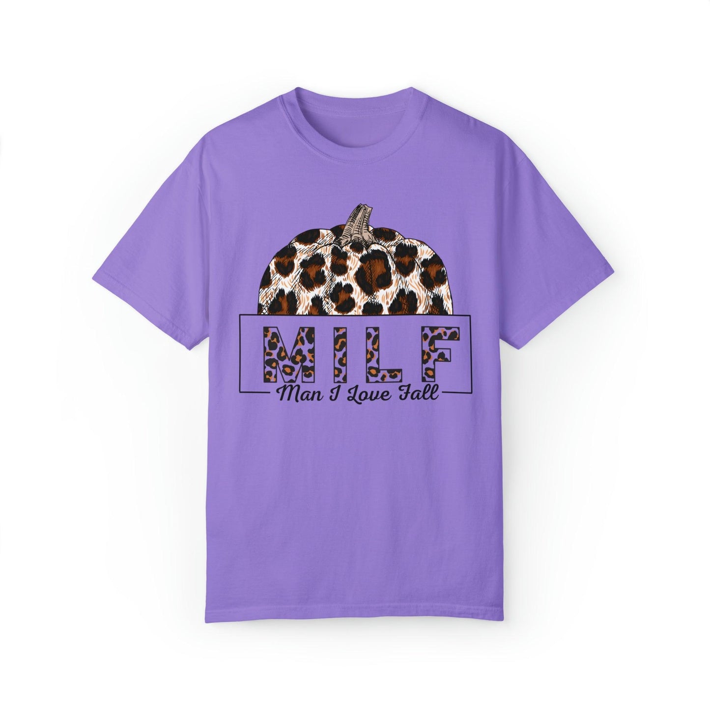 MILF Man I love Fall Gift for Fall Lover Shirt, Comfort Colors Funny Fall Shirts Gift, Thanksgiving Gift, Funny Halloween Shirts Sarcastic - Giftsmojo