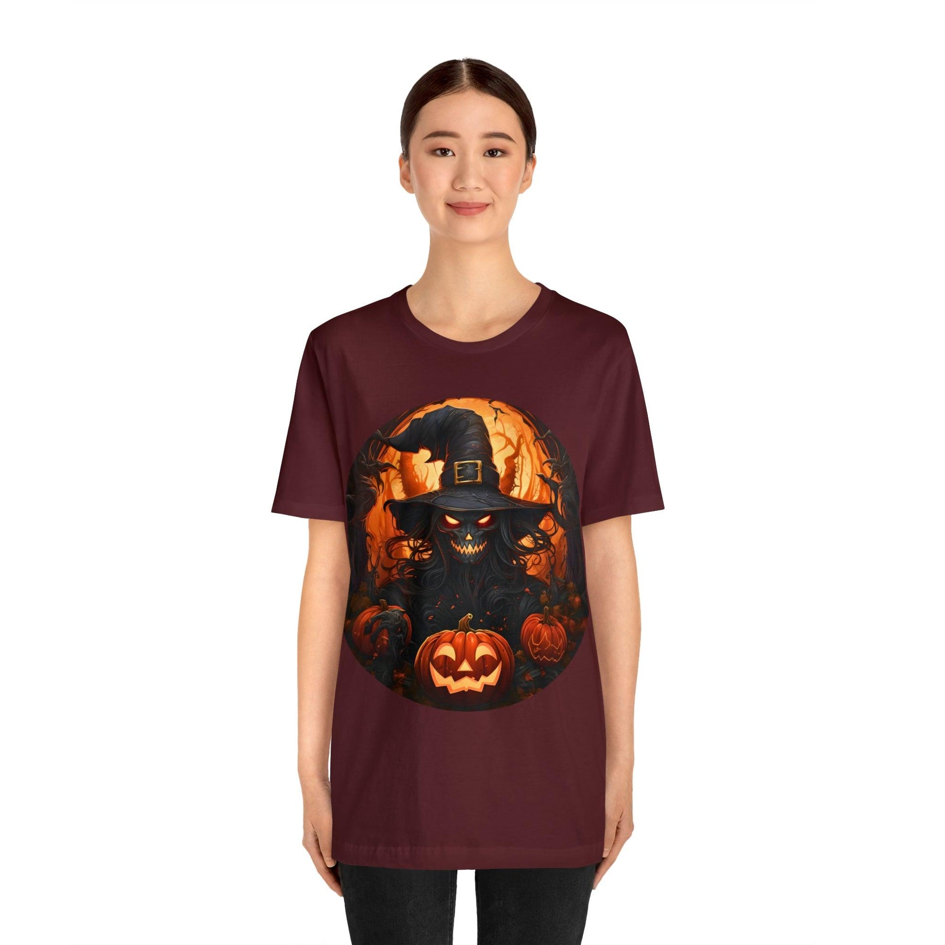 Spooky Jack O Lantern Pumpkin Face Shirt Pumpkin Face Halloween Costume Scary Faces, Pumpkin Silhouette, Vintage Shirt Halloween Shirt - Giftsmojo