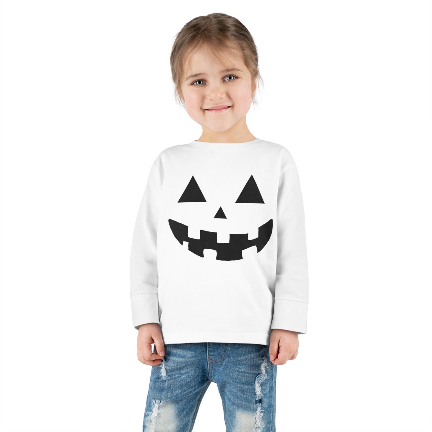 Kids Trick or Treat Outfit for Halloween Kids Scary Faces Halloween Pumpkin Face Shirt Kids Jack O Lantern Shirt Kids Halloween Shirt Kids Long Sleeve - Giftsmojo