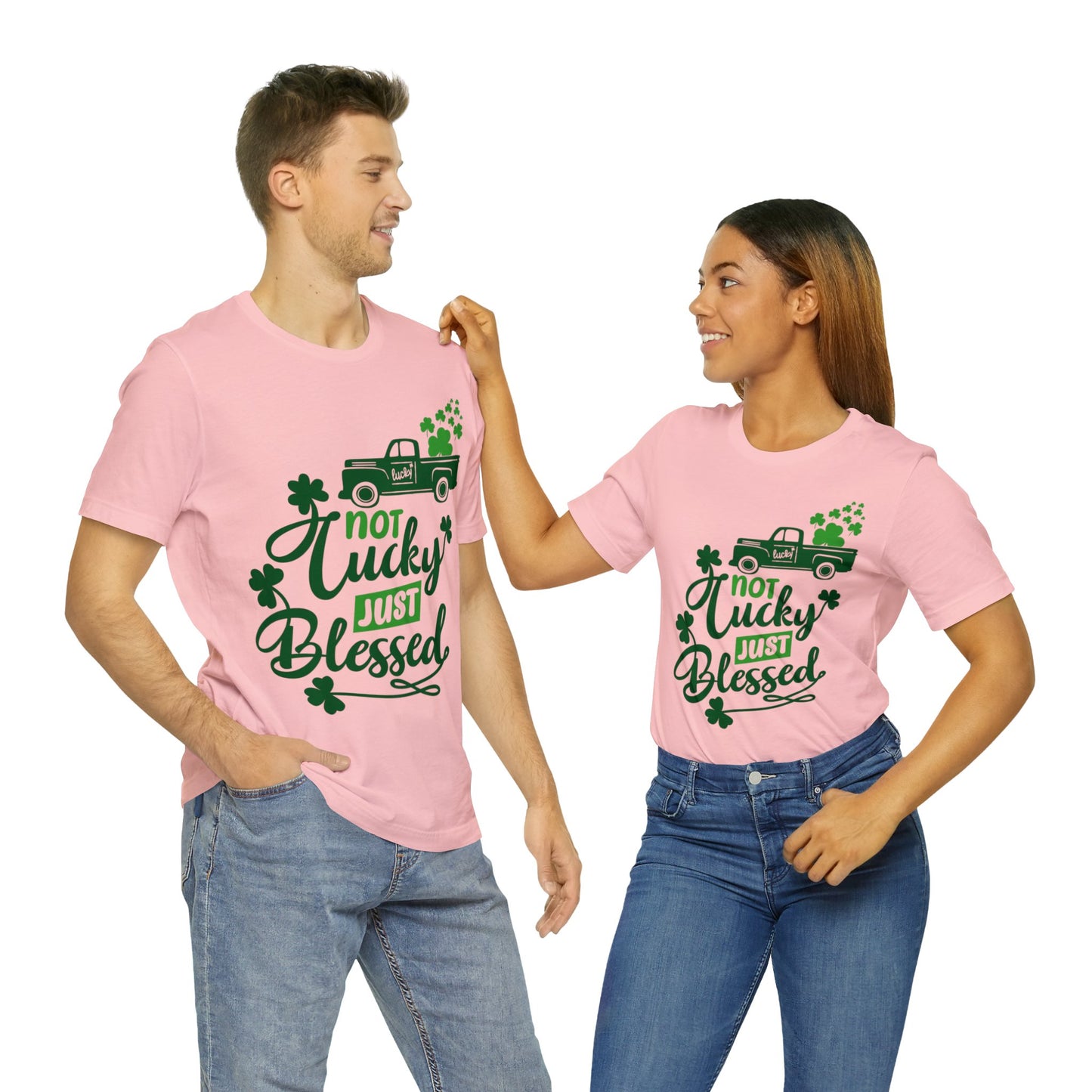 Not Lucky Just Blessed St Patrick's Day shirt Feeling Lucky Shirt Clover Shirt