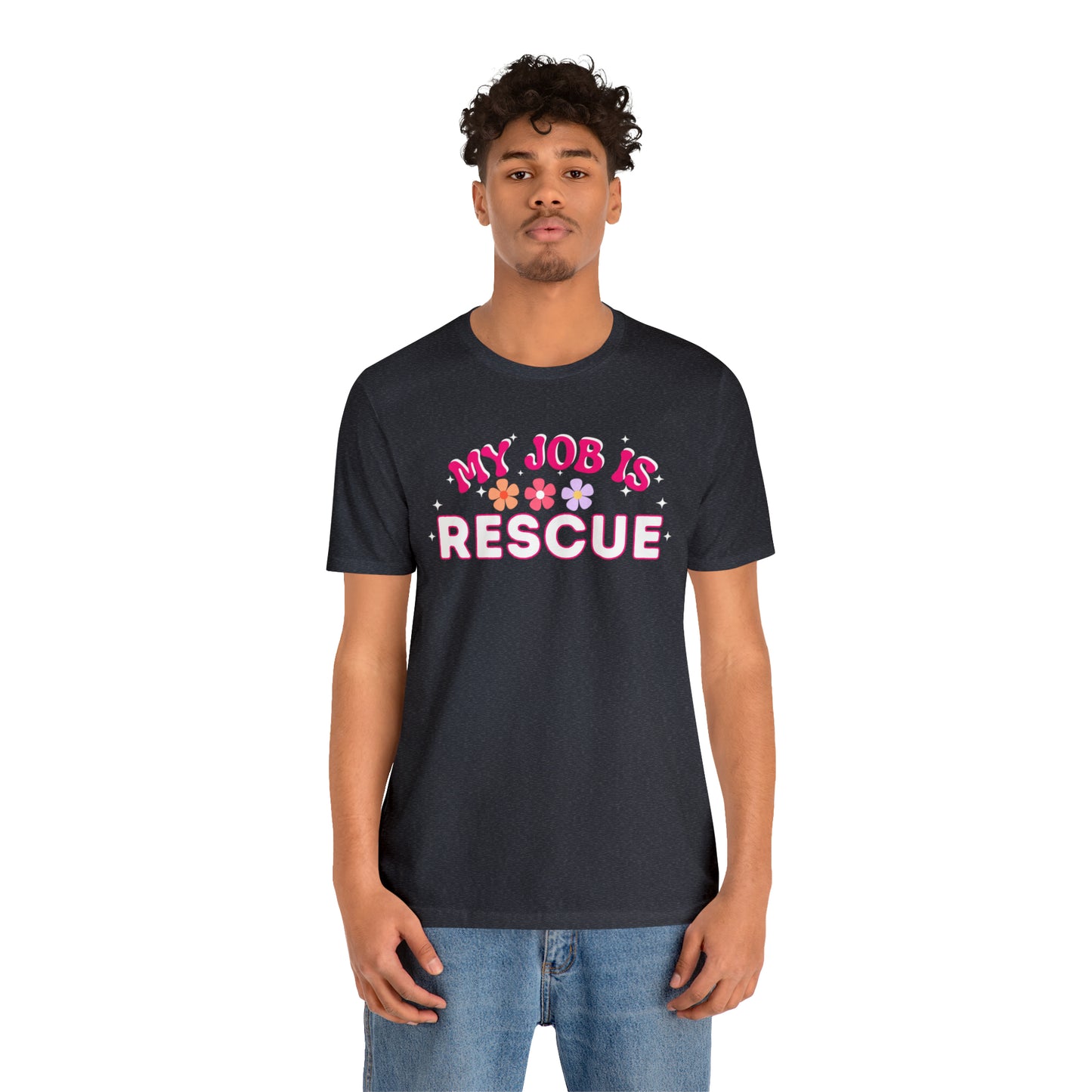 My Job is Rescue Shirt Firefighter Shirt Coast Guard Shirt Paramedic, Lifeguard,