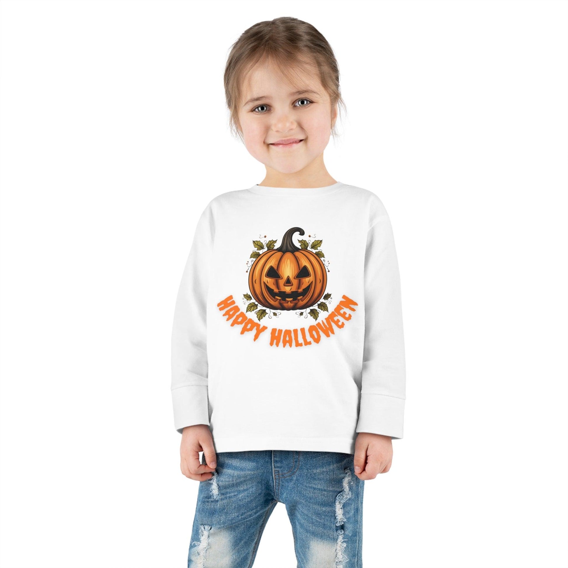 Toddler Halloween Costume Toddler Costume Long Sleeve Tee Happy Halloween Kids Costume - Giftsmojo