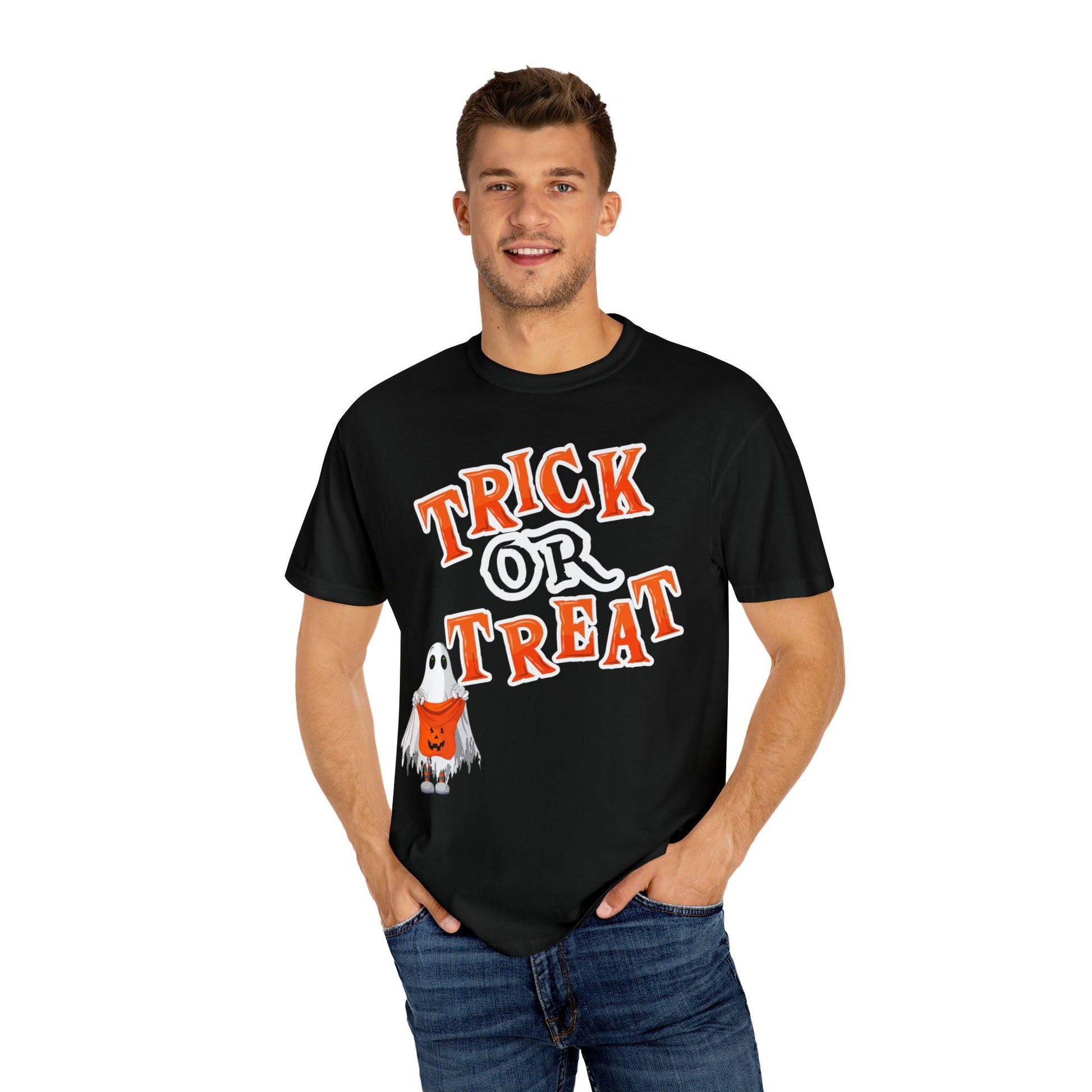 Embrace Halloween Cuteness with Our Cute Trick or Treat Shirt for Women and Men - Limited Edition - Giftsmojo