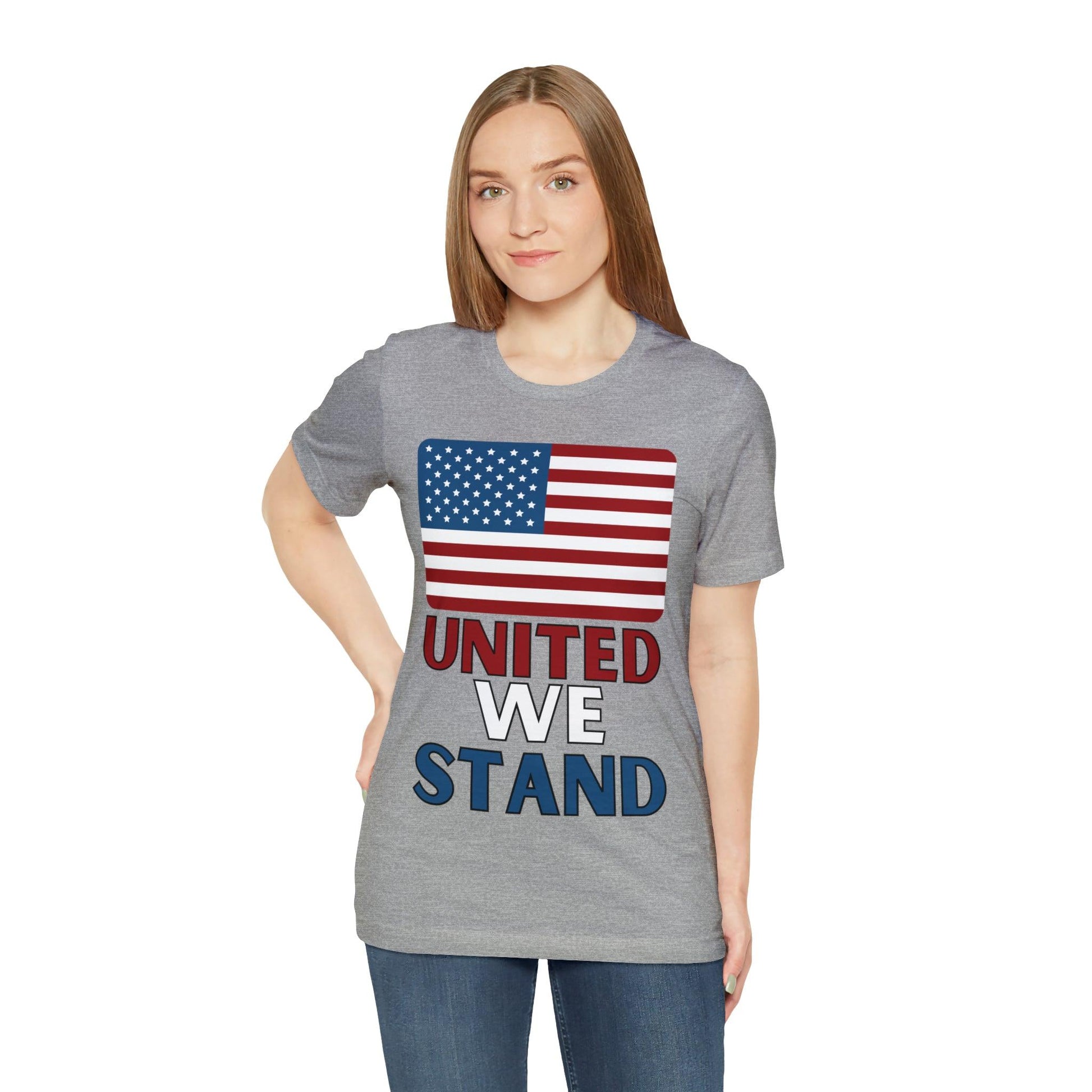 USA Flag shirt, 4th of July shirt, Independence Day shirt, United We Stand - Giftsmojo