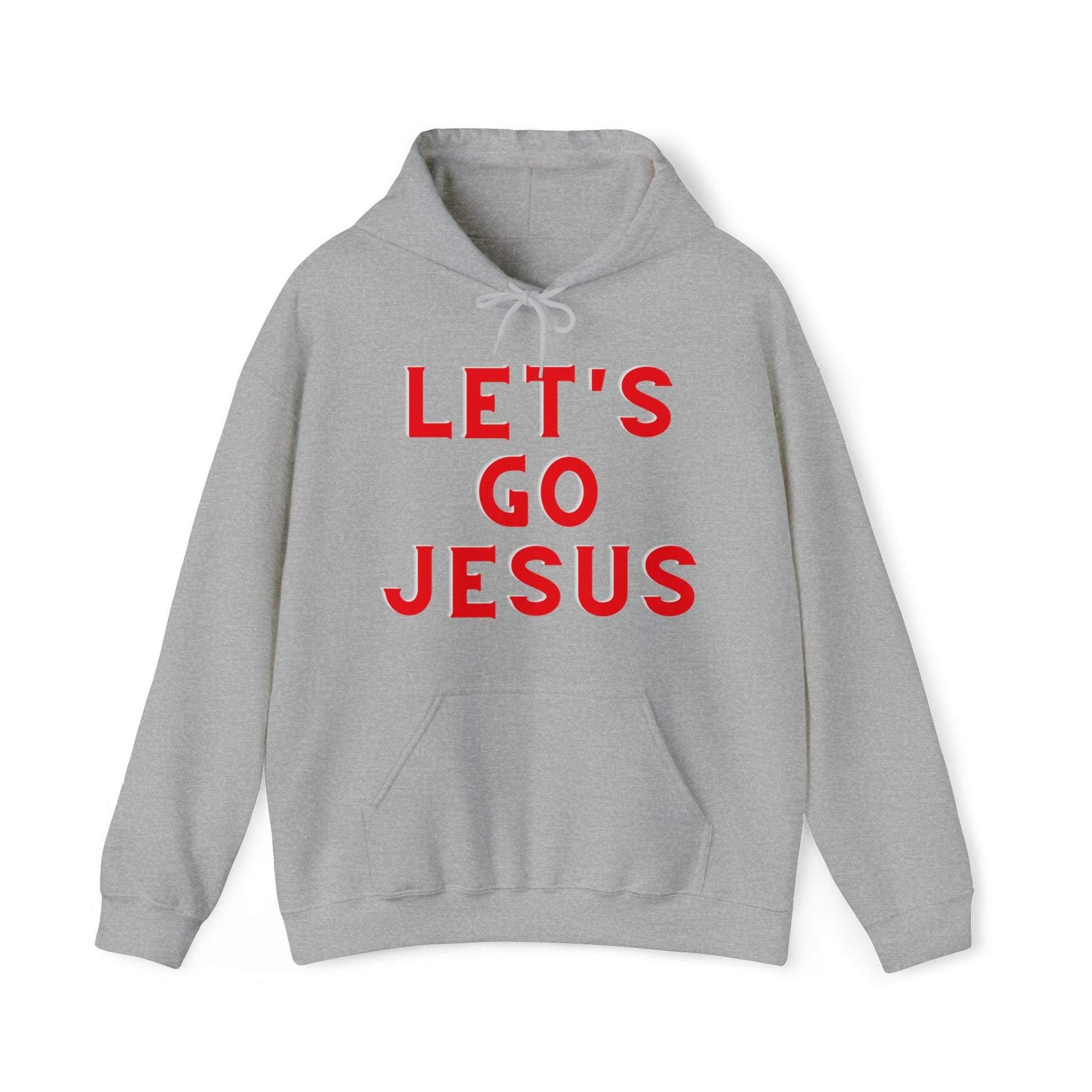 Let's Go Jesus Pullover Funny Christian Shirt Christian Gift Trendy Christian Hoodie Religious Sweatshirt Jesus Hooded Sweatshirt Faith Shirt - Giftsmojo
