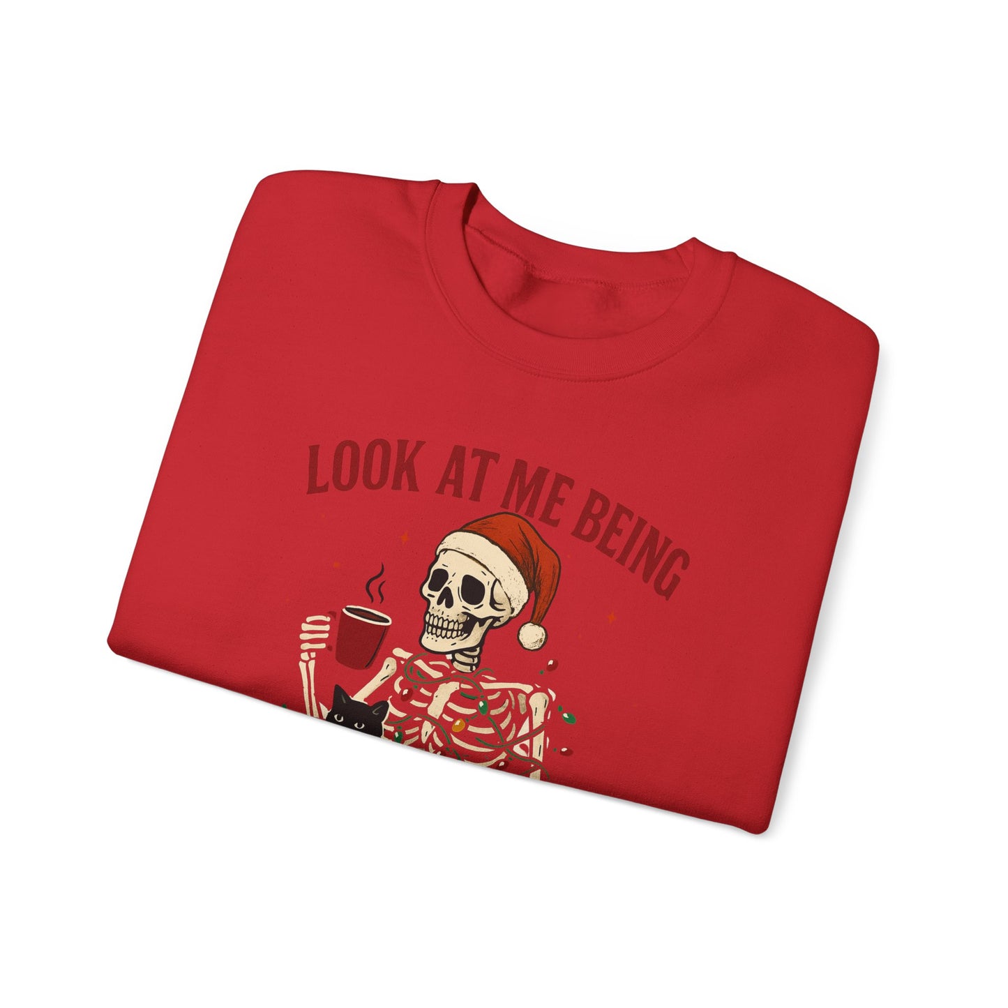 Skeleton Christmas Sweatshirt Unisex Graphic – GiftsMojo