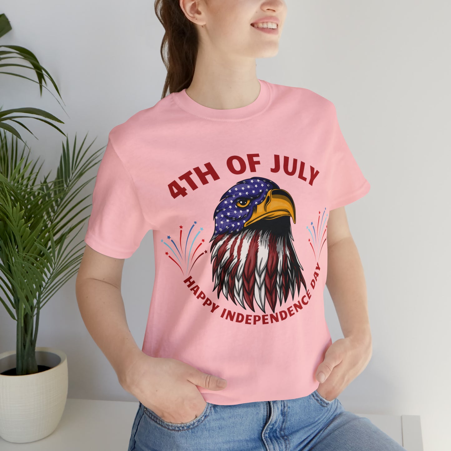 4th of July shirt, Happy Independence Day shirt, Casual Top Tee