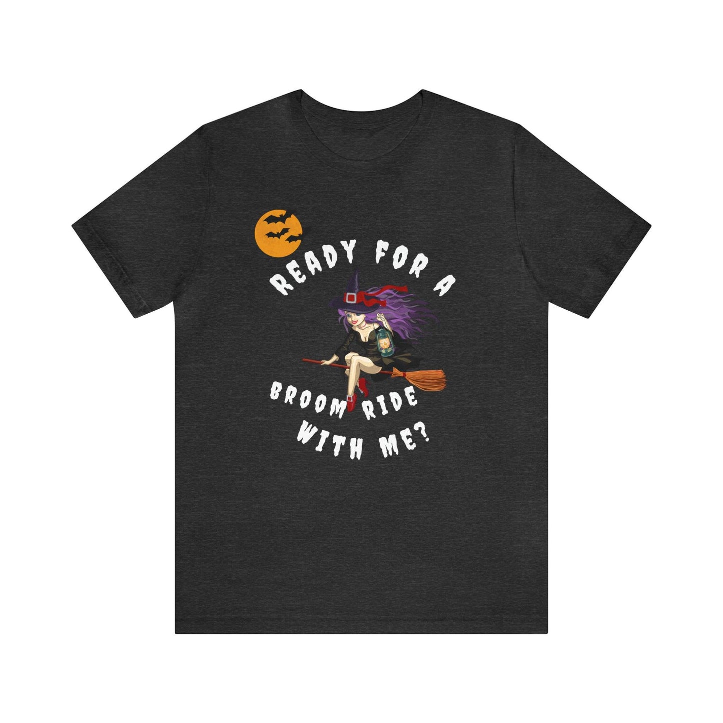 Ready for a Broom Ride with Me Halloween shirt, Witch shirt, Halloween tshirt, Halloween outfit, Work Halloween Costume - Giftsmojo