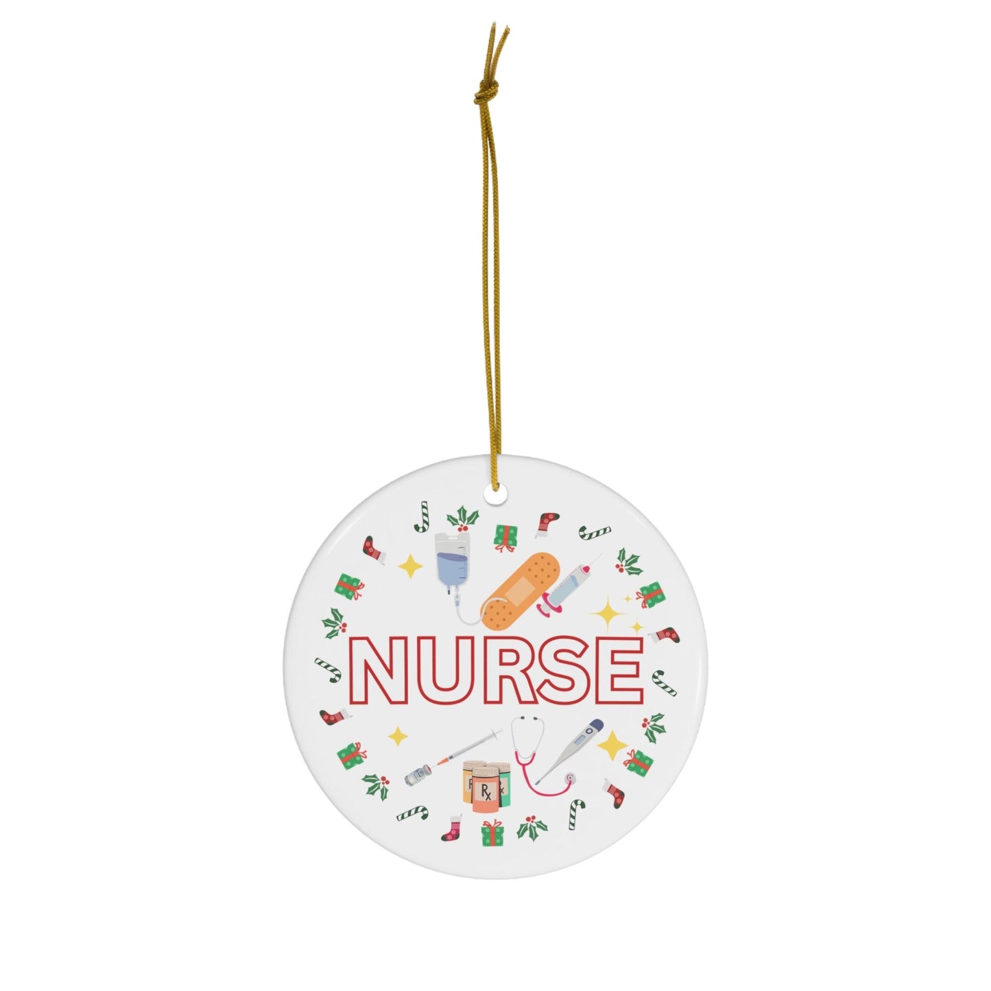 Nurse Christmas Ornament Nurse Ornament Nurse Christmas Tree Ornament Nurse Care Ornament Nurses Ornament Occupation Job - Giftsmojo