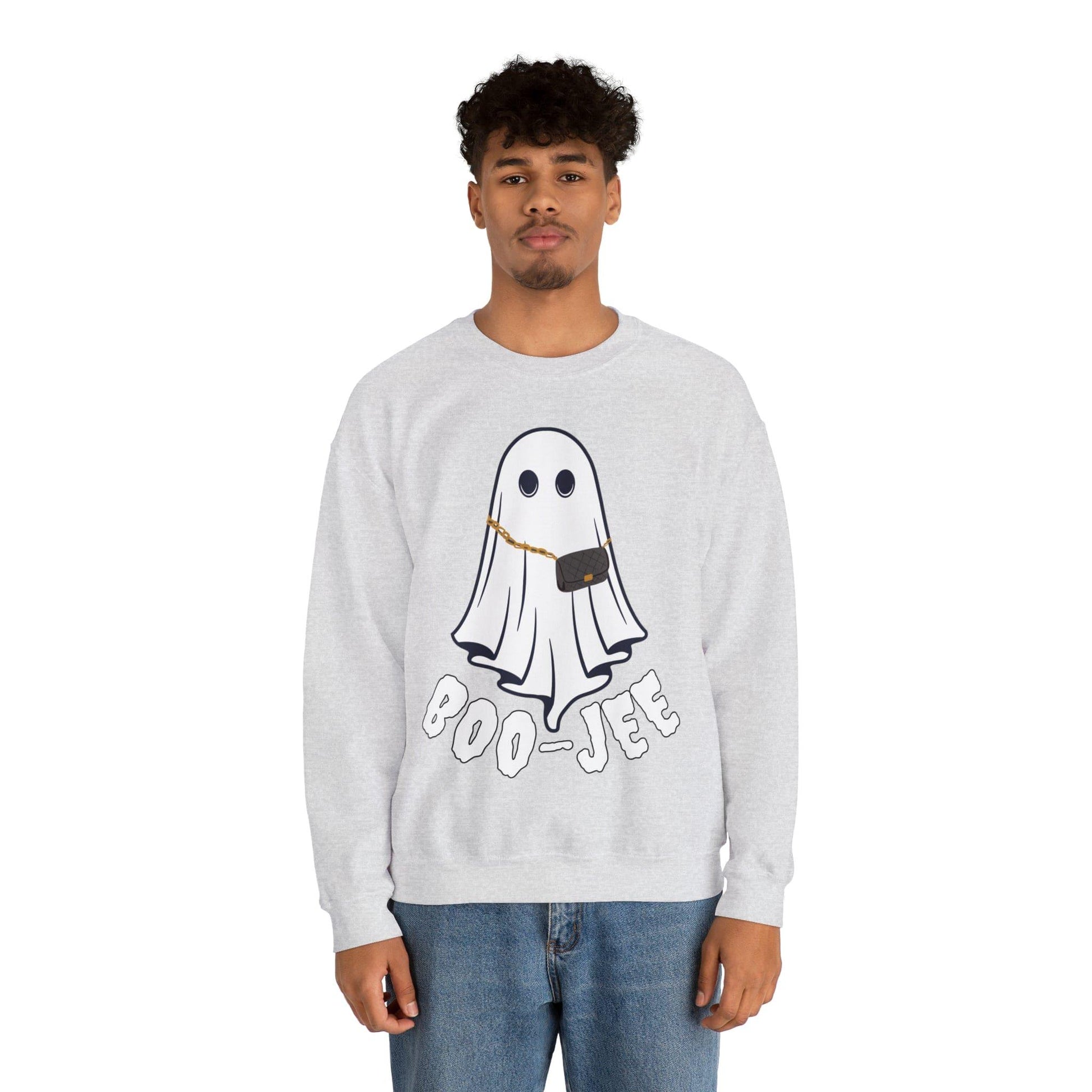 Boo-Jee Sweatshirt, Boo Halloween Sweatshirt, Spooky Ghost Sweatshirt, Boo Jee Shirt, Halloween Ghost Sweatshirt, Halloween Boo Shirt - Giftsmojo