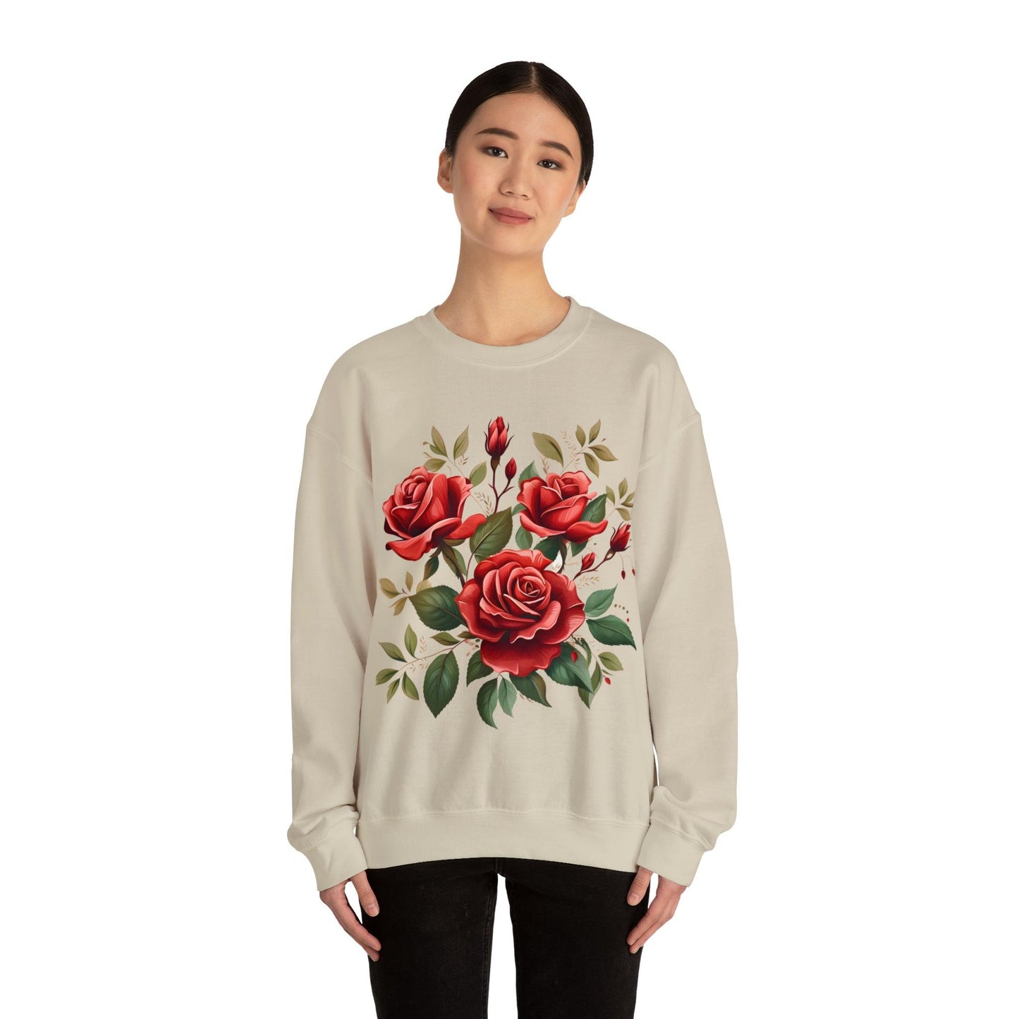 Christmas Flower Shirt Christmas Flower Sweatshirt Christmas Floral Sweatshirt Christmas Sweater Christmas Trendy Christmas Sweatshirt - Giftsmojo