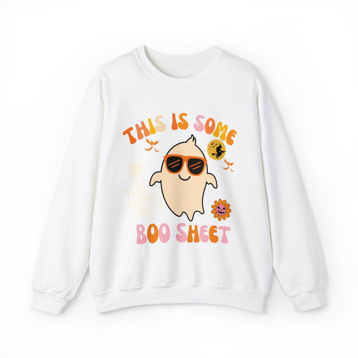 This Is Some Boo Sheet Ghost Sweatshirt Cute Ghost Sweatshirt Boo Ghost Sweatshirt Gift Shirt Funny Halloween Shirt Spooky Season Shirt - Giftsmojo