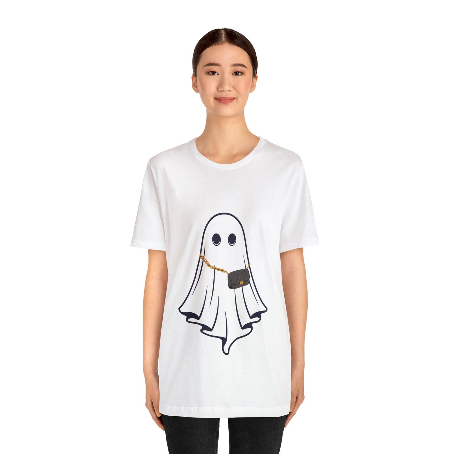 Cute Boo-Jee Ghost Halloween Shirt Vintage Ghost Halloween Costume Scary Halloween Tshirt, Vintage Shirt Boujee Halloween Tee - Giftsmojo