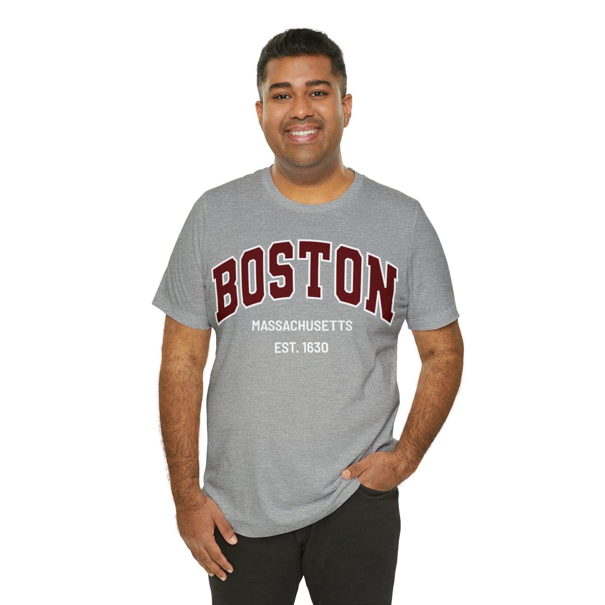 Boston Massachusetts T-shirt, Boston Shirt Boston Souvenir Boston TShirt, Boston Gift - Giftsmojo