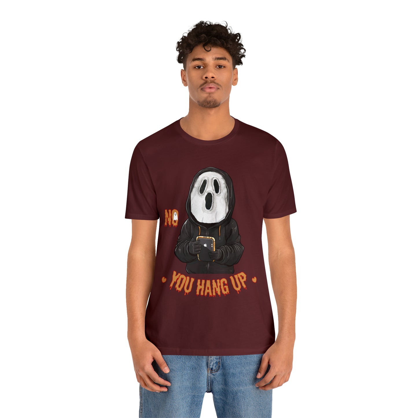 Elevate Your Halloween Style with the Playful 'No You Hang Up' Shirt Spooky shirt