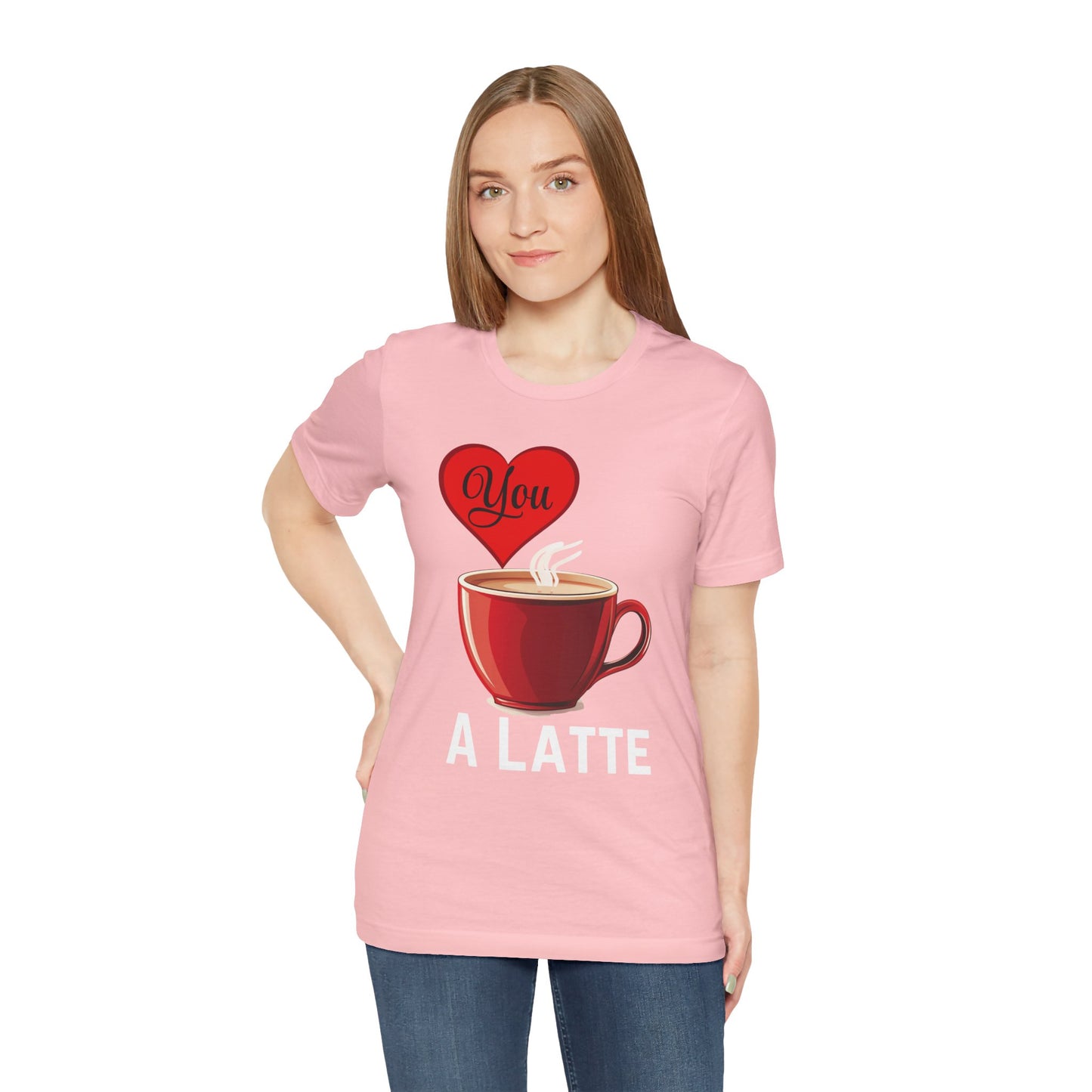 Coffee Lover Unisex Tee - Love You A Latte