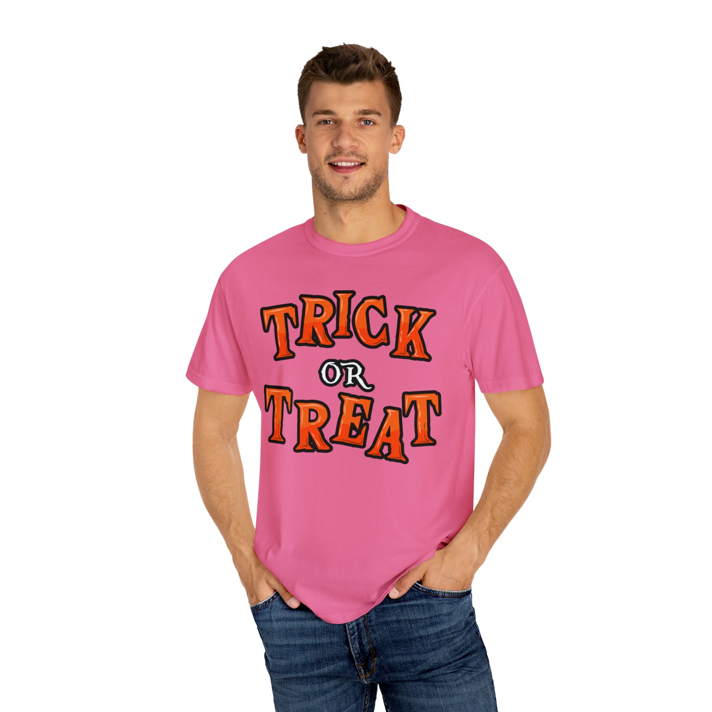 Trick or Treat Shirt Halloween Party Outfit Vintage Shirt Halloween Shirt Cute Spooky Shirt, Halloween Gift Halloween T-shirtRetro Halloween Tshirt