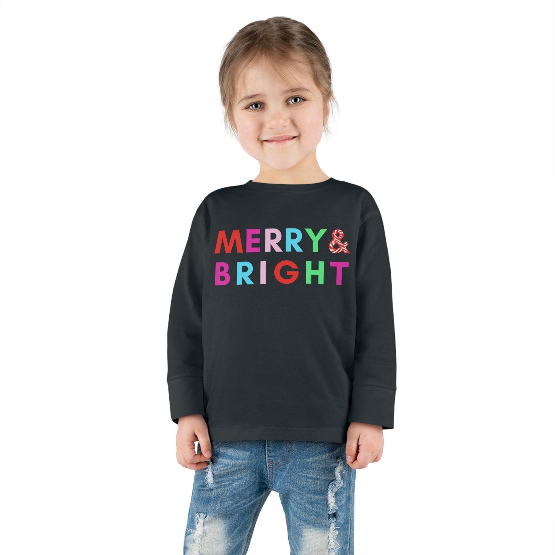 Toddler Christmas Shirt Toddler Christmas Long Sleeve Tee Kids Christmas Gift - Giftsmojo