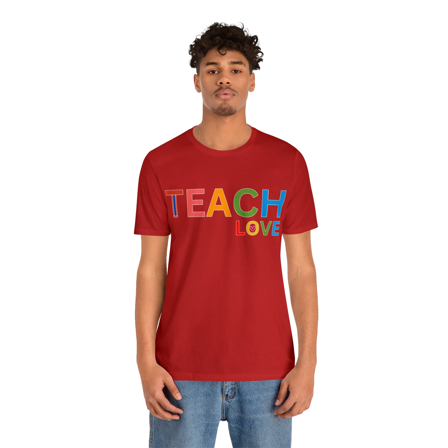 I Teach Love Shirt, Teacher Shirt, Teacher Appreciation Gift for Teachers