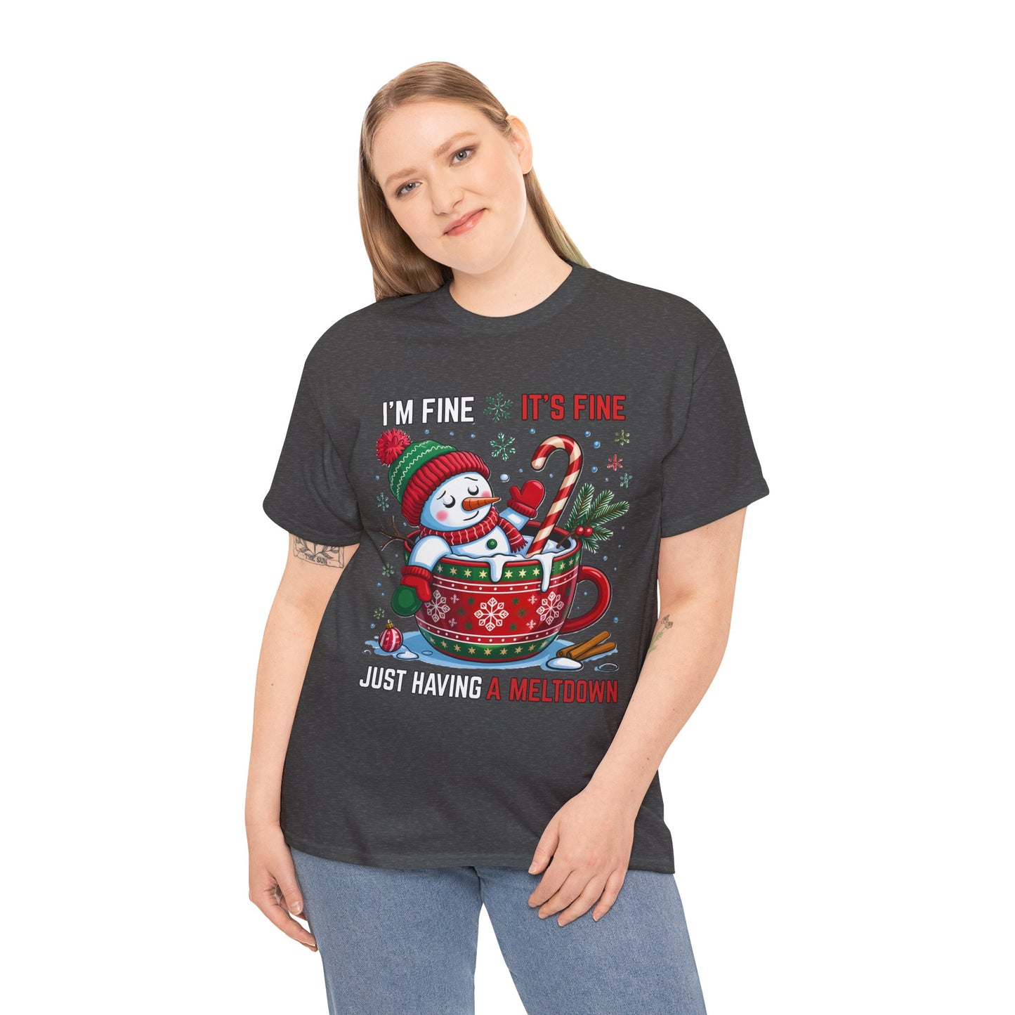 Snowman Meltdown Tee