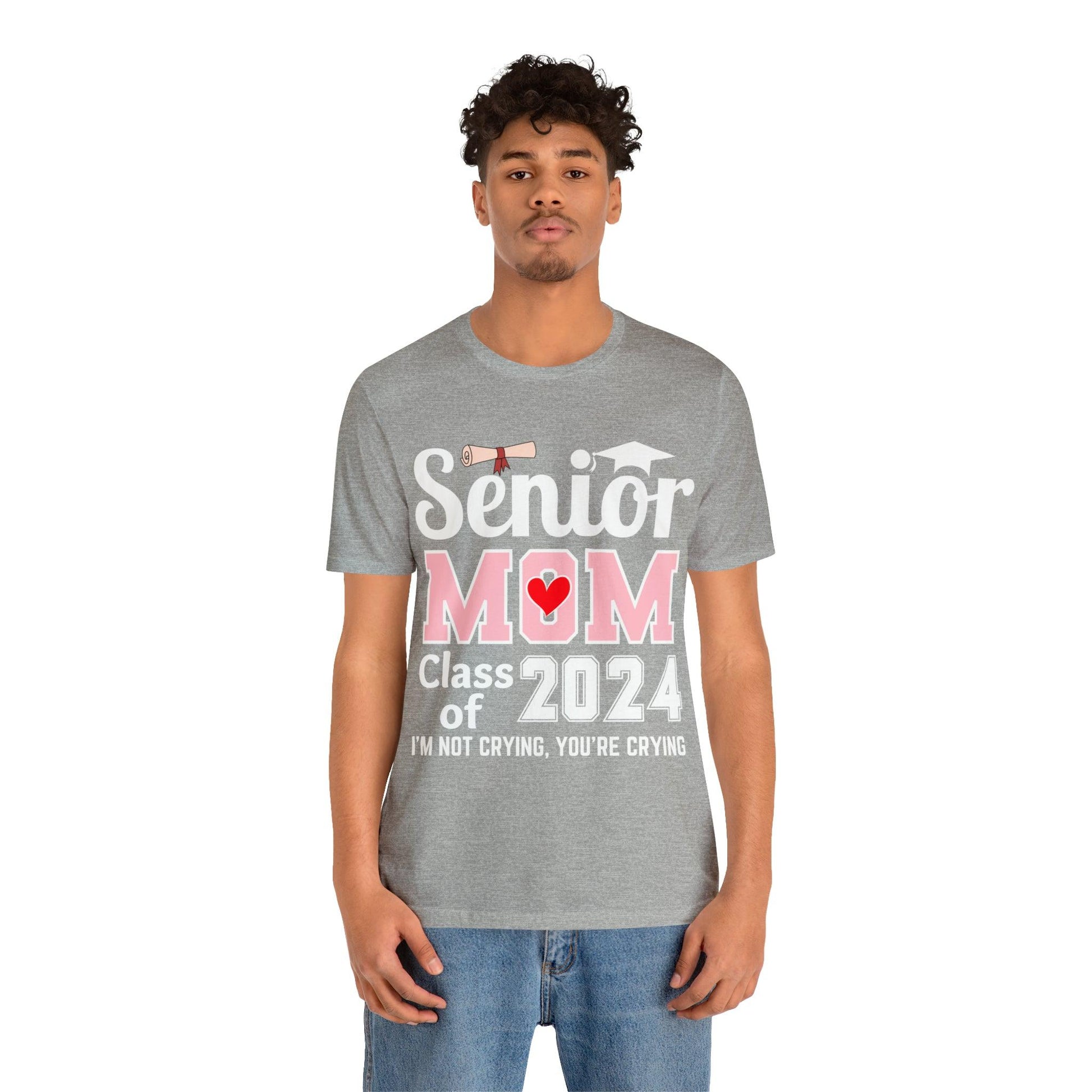 Proud Senior Mom Class of 2024 T-Shirt, Proud Senior Mom Shirt, Gift for Graduate, Graduation 2024 Family Shirt 2024 Senior Mom - Giftsmojo