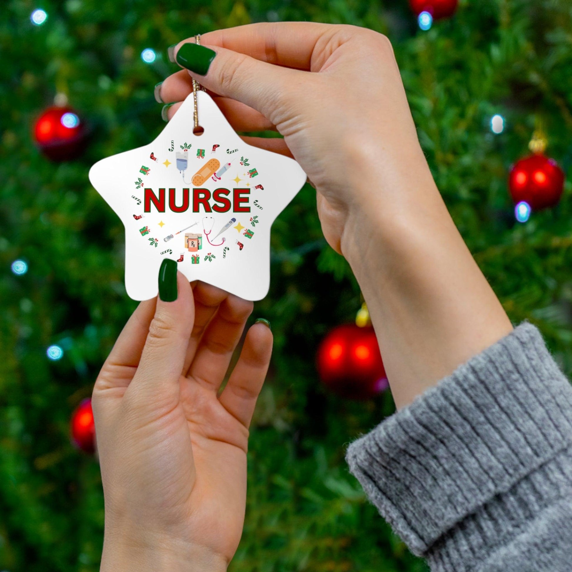 Nurse Christmas Ornament Nurse Ornament Nurse Christmas Tree Ornament Nurse Care Ornament Nurses Ornament Occupation Job - Giftsmojo