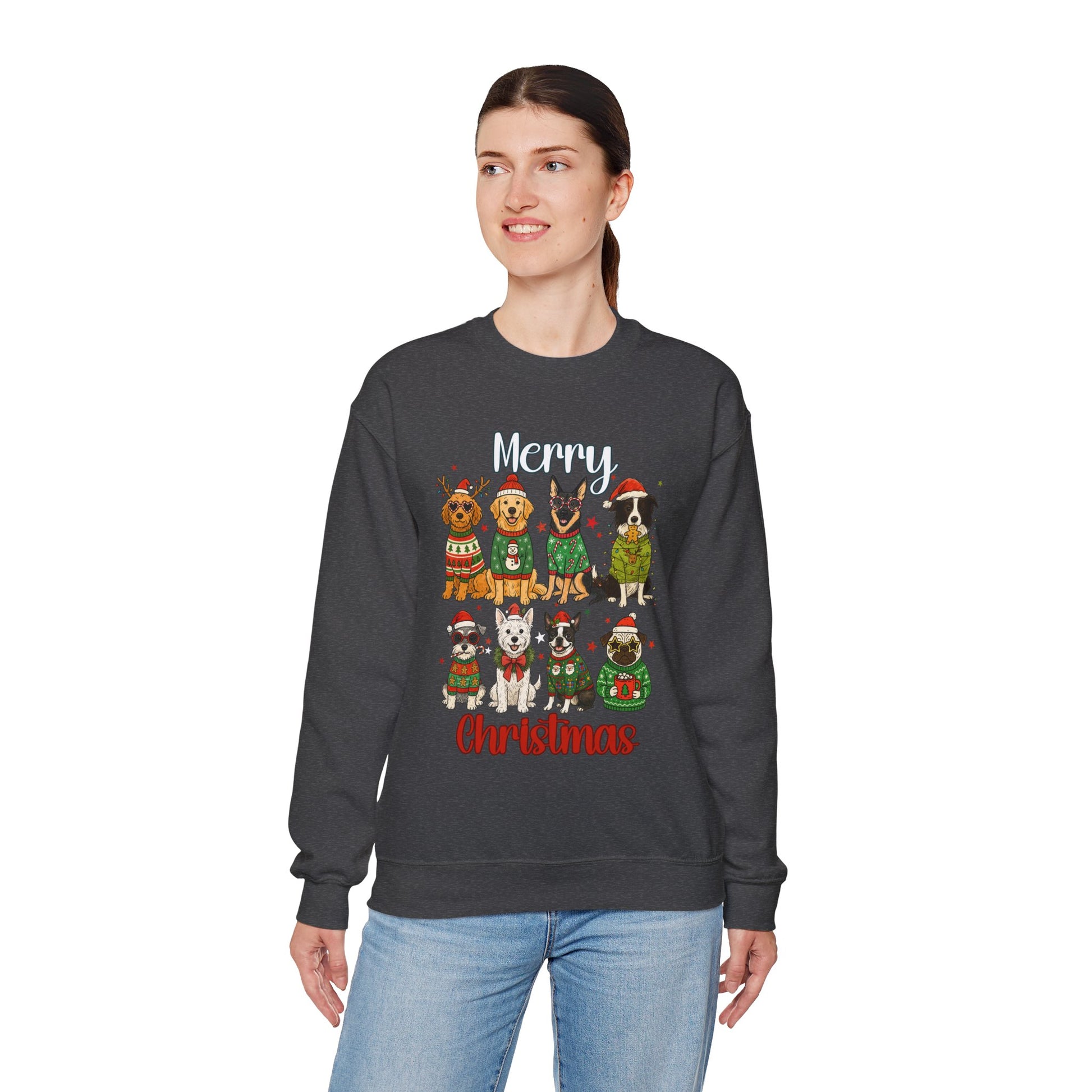 dog christmas sweatshirt
unisex christmas sweatshirt