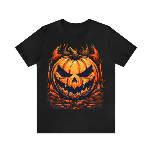 Spooky Jack O' Lantern Pumpkin Face Shirt: Eerie and Enchanting - Giftsmojo