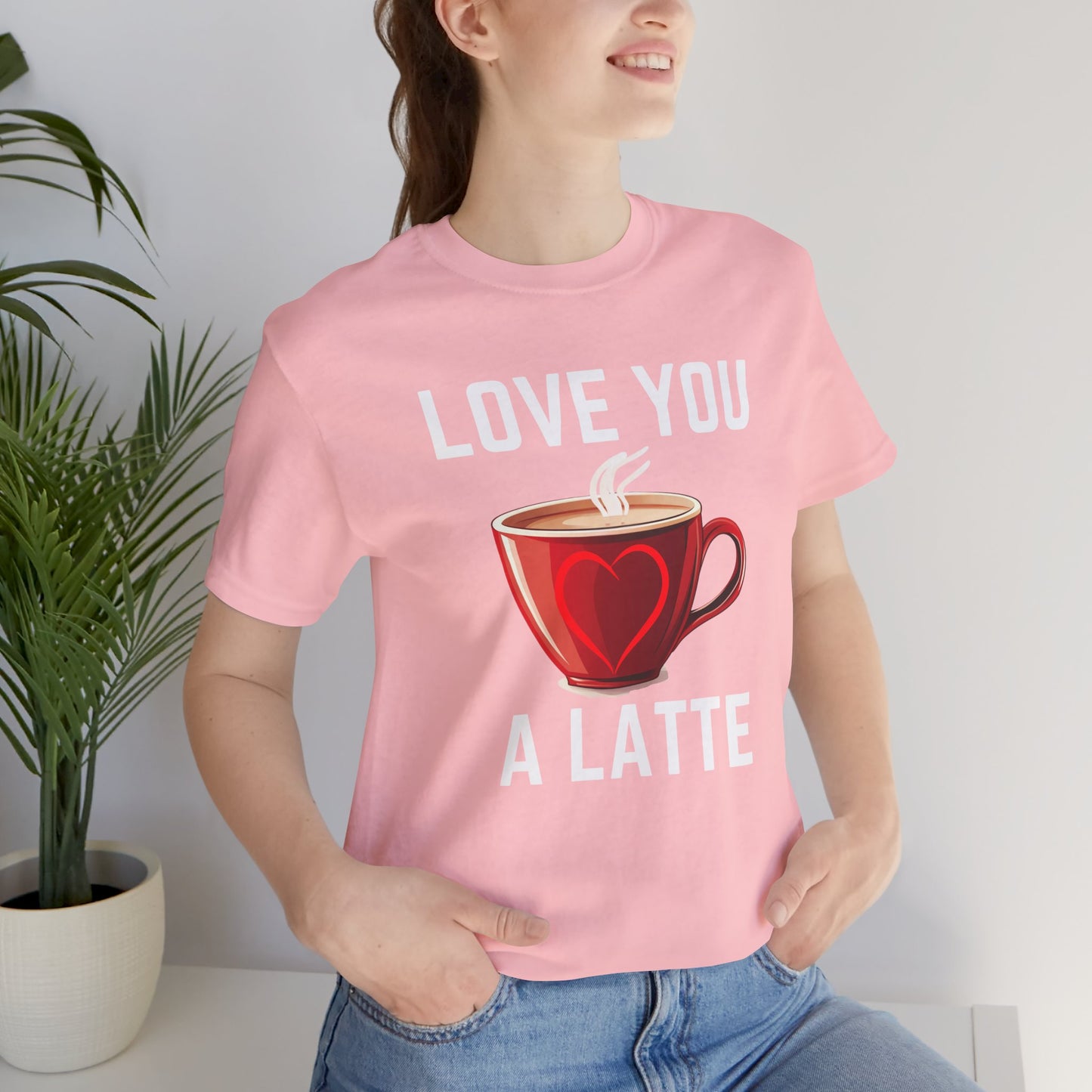 Coffee Lover Unisex Tee - Love You A Latte