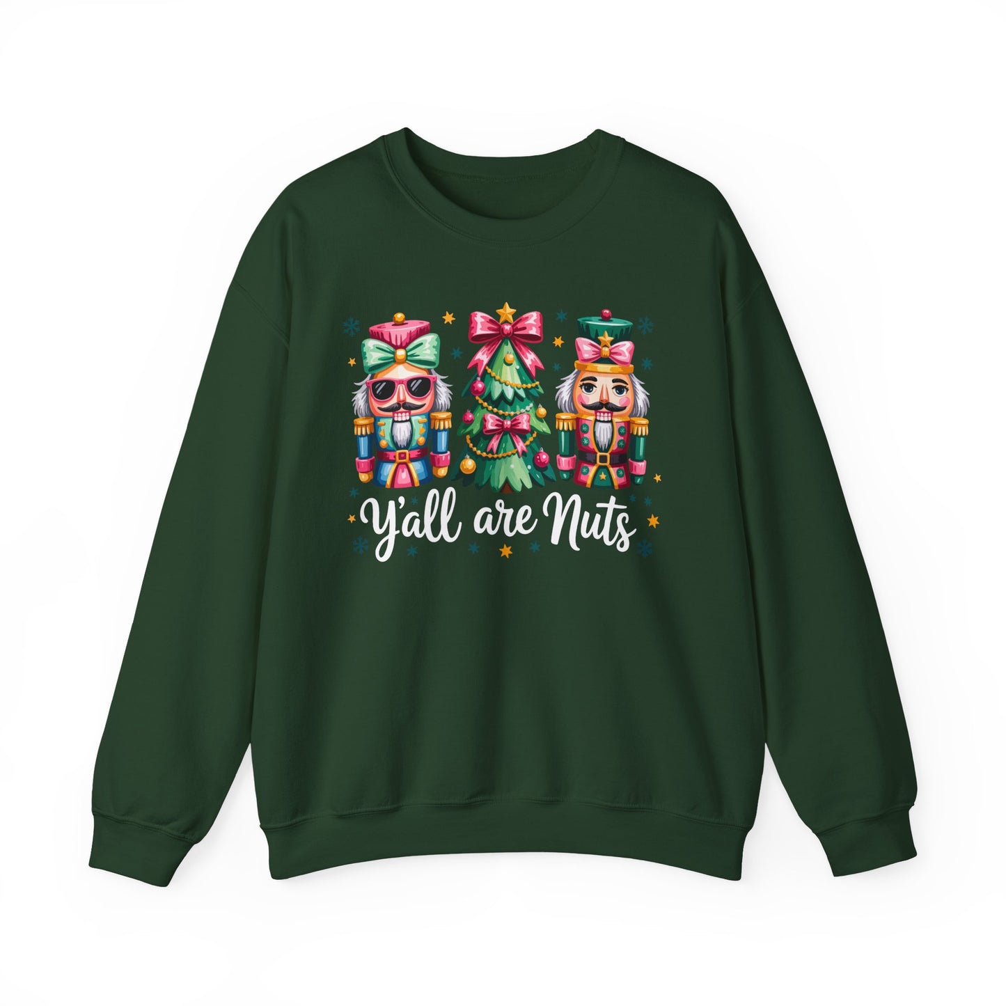 Nutcracker Characters and Christmas Tree Sweatshirt