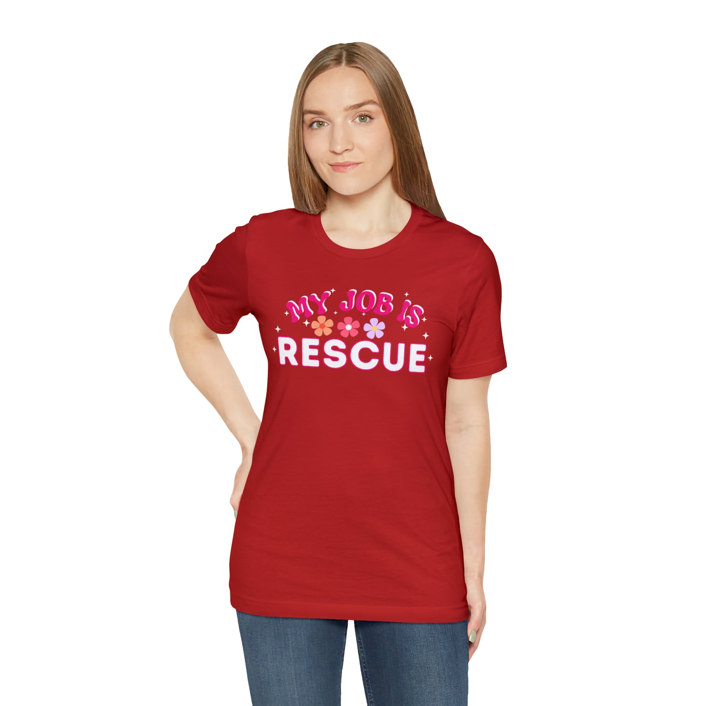 My Job is Rescue Shirt Firefighter Shirt Coast Guard Shirt Paramedic, Lifeguard,