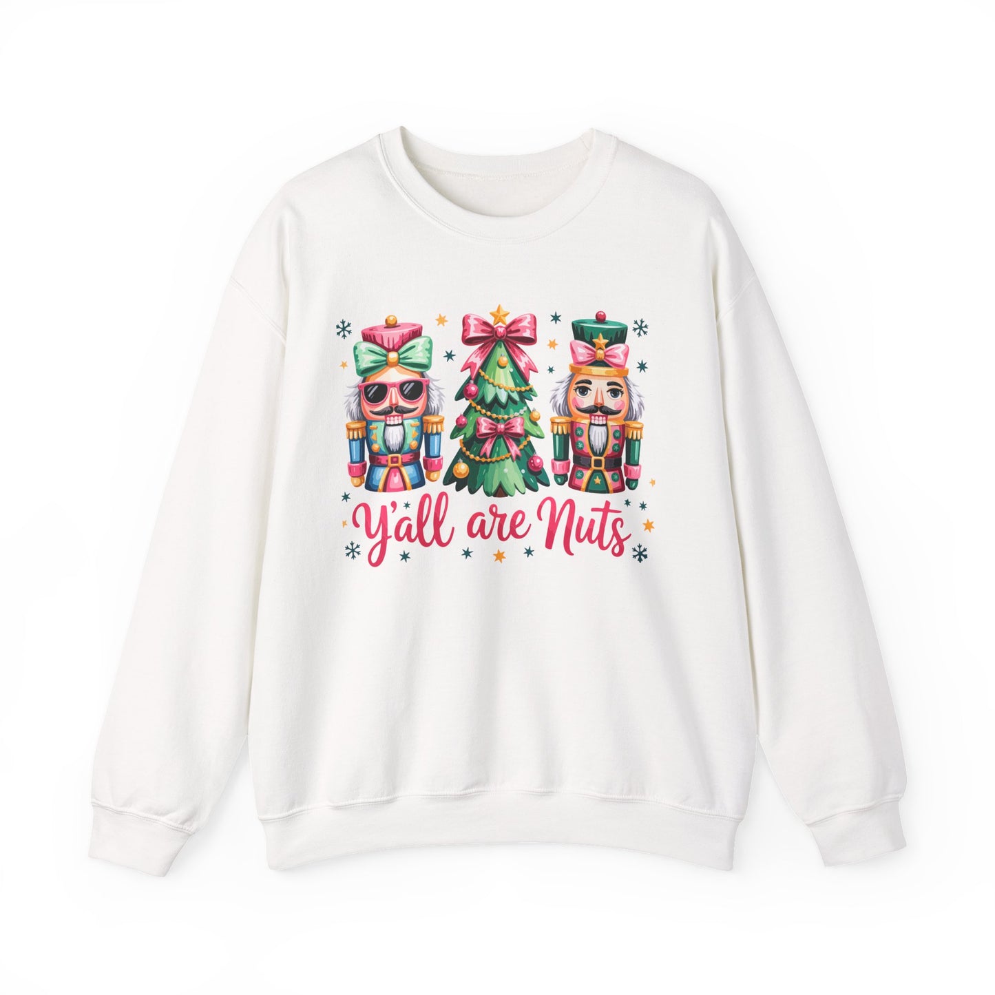 Nutcracker Characters and Christmas Tree Sweatshirt | Holiday Crewneck