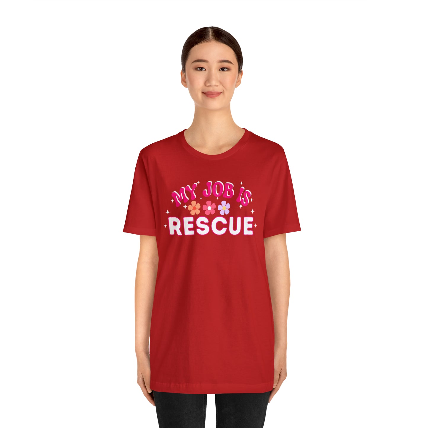 My Job is Rescue Shirt Firefighter Shirt Coast Guard Shirt Paramedic, Lifeguard,