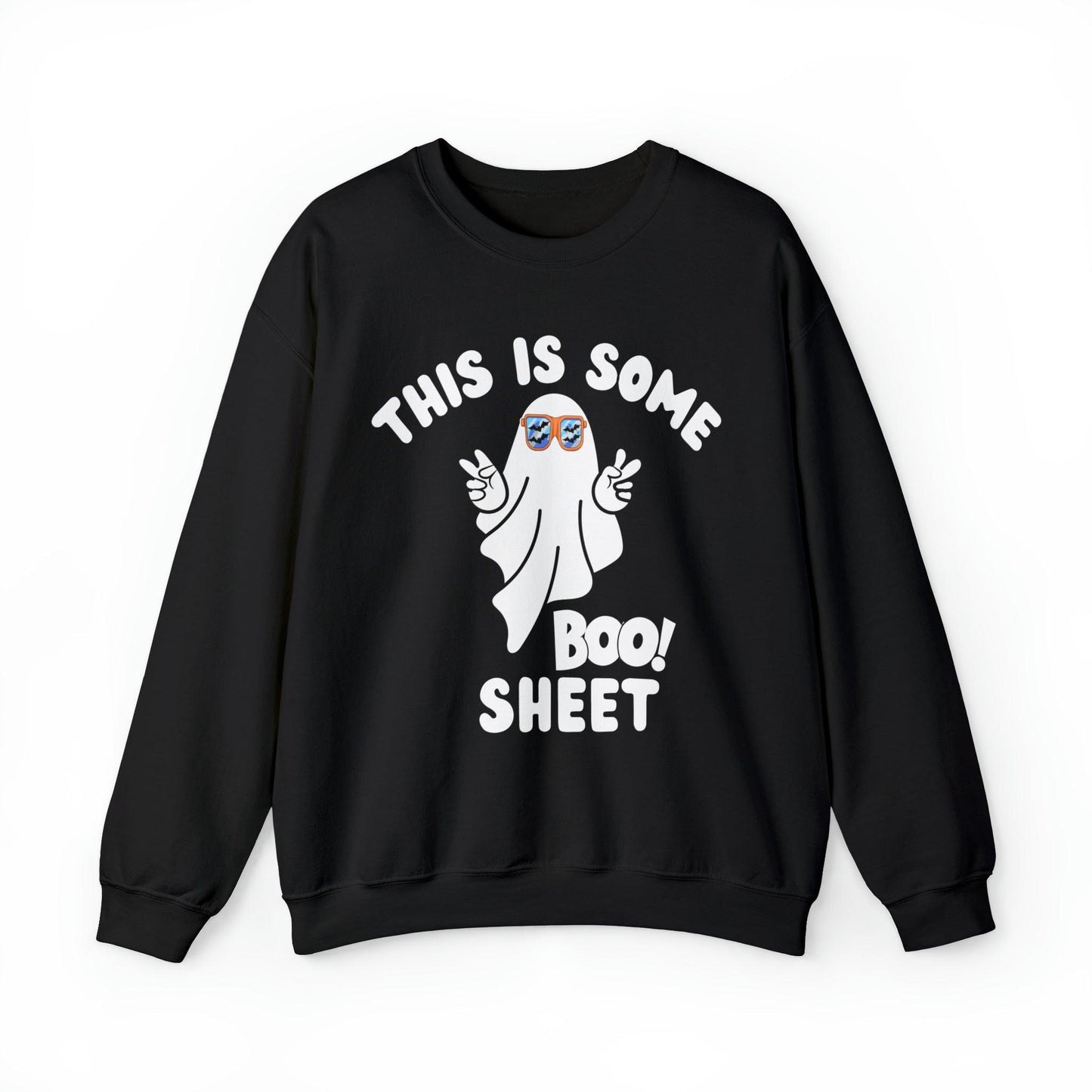 This Is Some Boo Sheet Ghost Sweatshirt Cute Ghost Sweatshirt Boo Ghost Sweatshirt Gift Shirt Funny Halloween Shirt Spooky Season Shirt - Giftsmojo