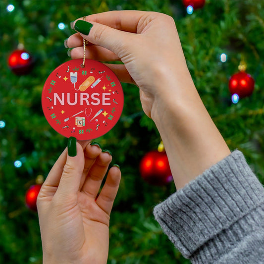 Nurse Christmas Ornament Nurse Ornament Nurse Christmas Tree Ornament Nurse Care Ornament Nurses Ornament Occupation Job
