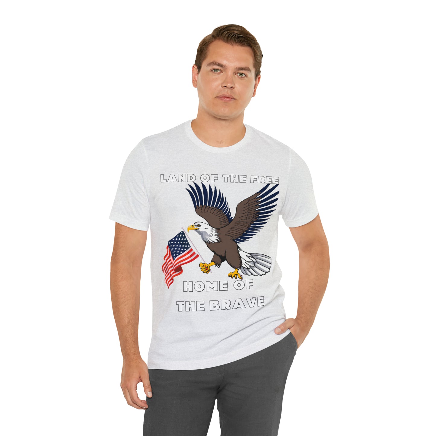 Celebrate Independence Day with Patriotic Shirts: Land of the free, Home of the Brave Shirt for Women and Men