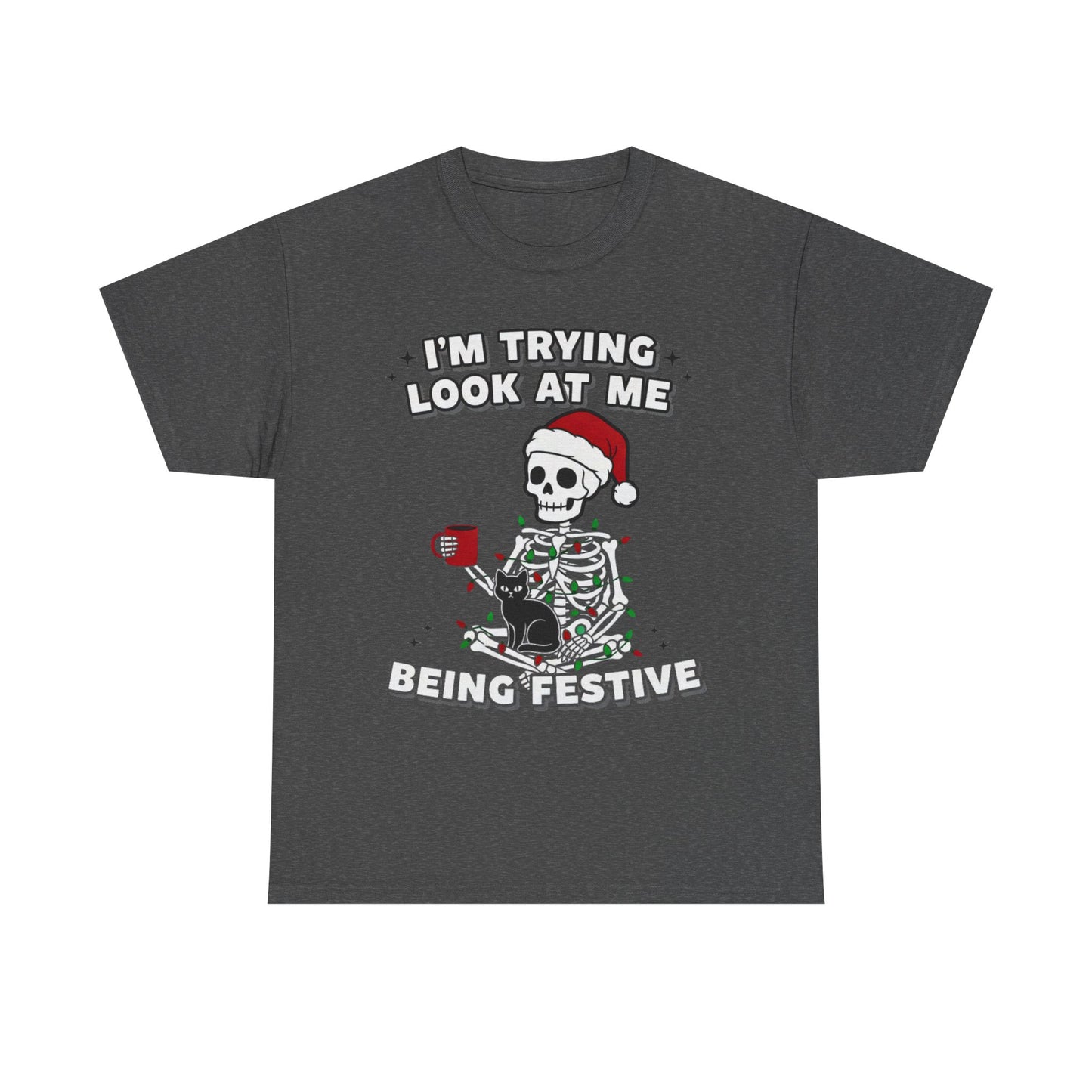 Christmas Skeleton Unisex Tee