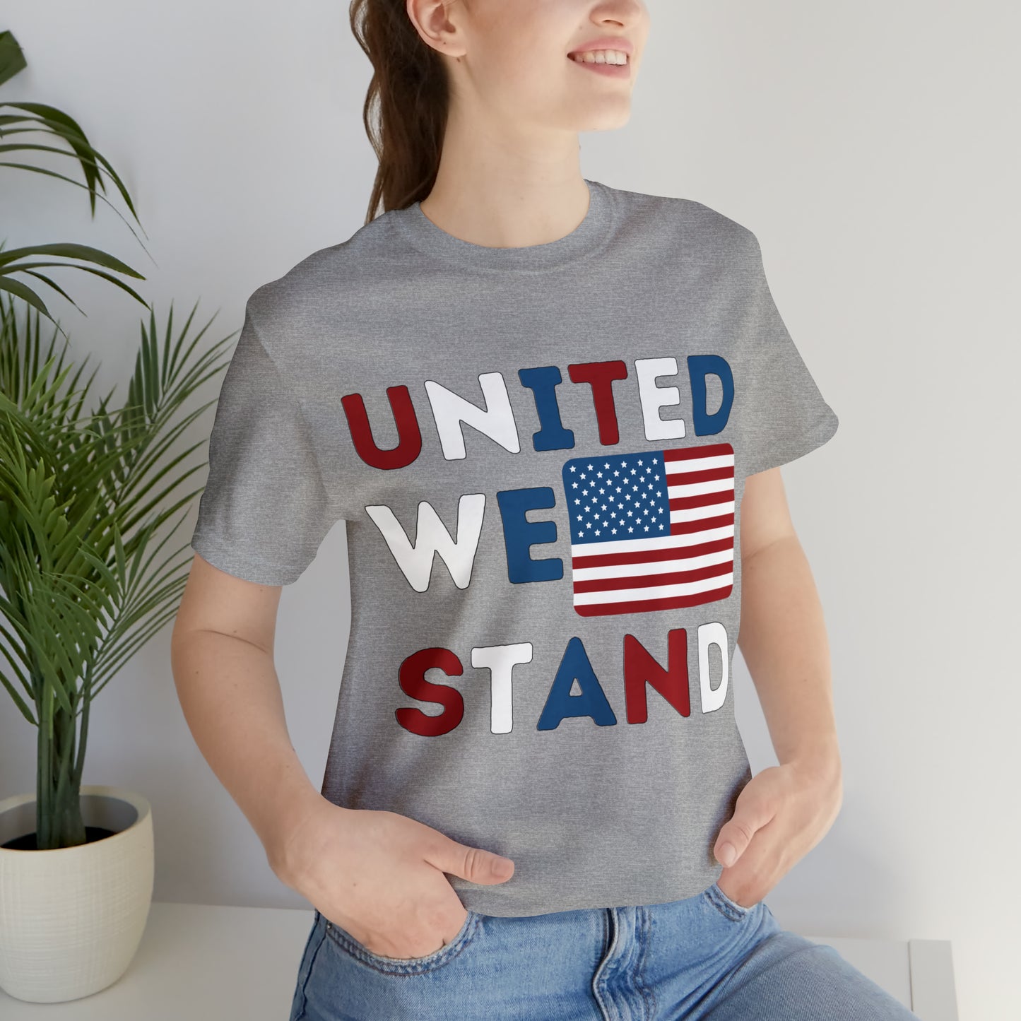 United We Stand shirt, USA Flag shirt, 4th of July shirt, Independence Day