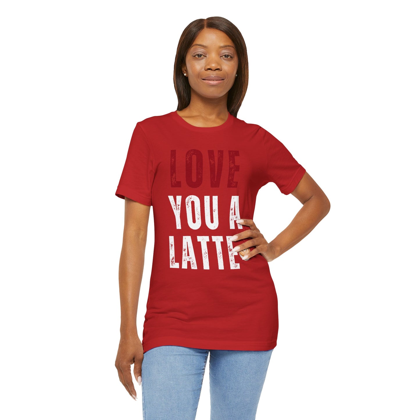 Coffee Lover Unisex Tee - Love You A Latte