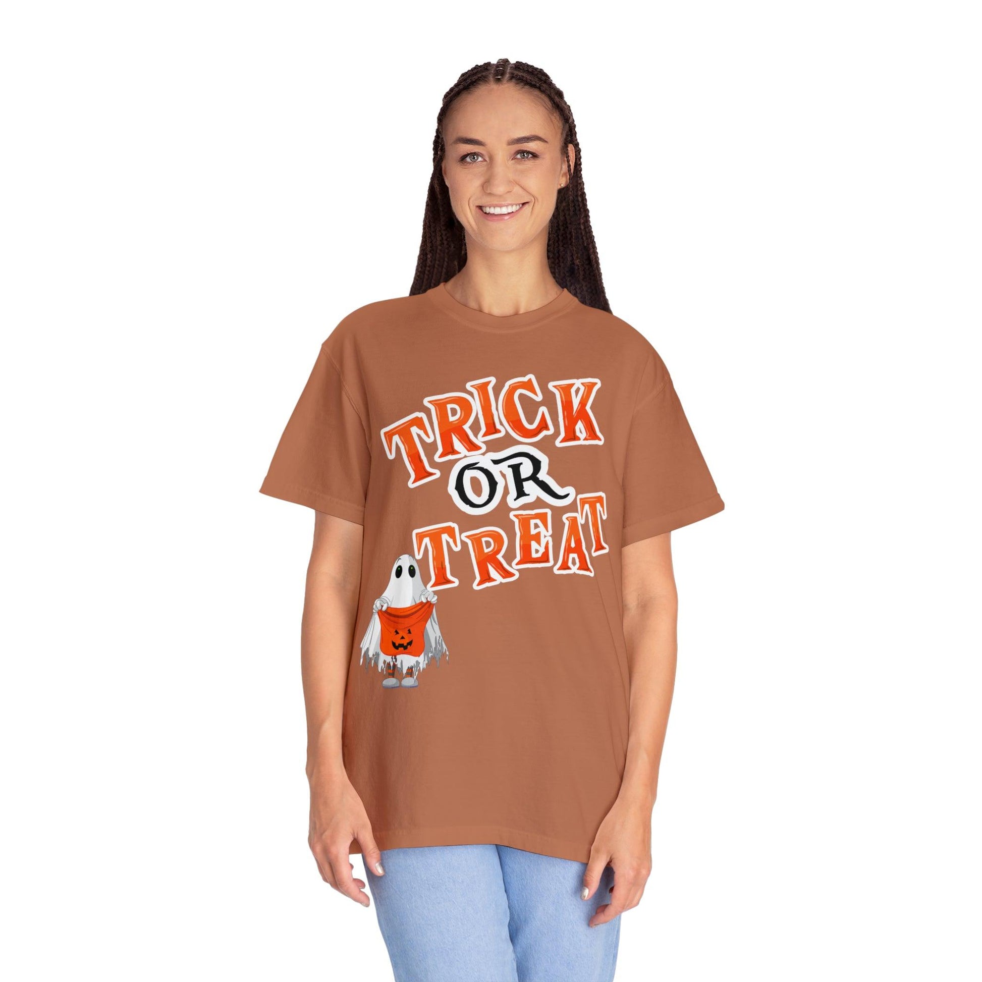 Embrace Halloween Cuteness with Our Cute Trick or Treat Shirt for Women and Men - Limited Edition - Giftsmojo