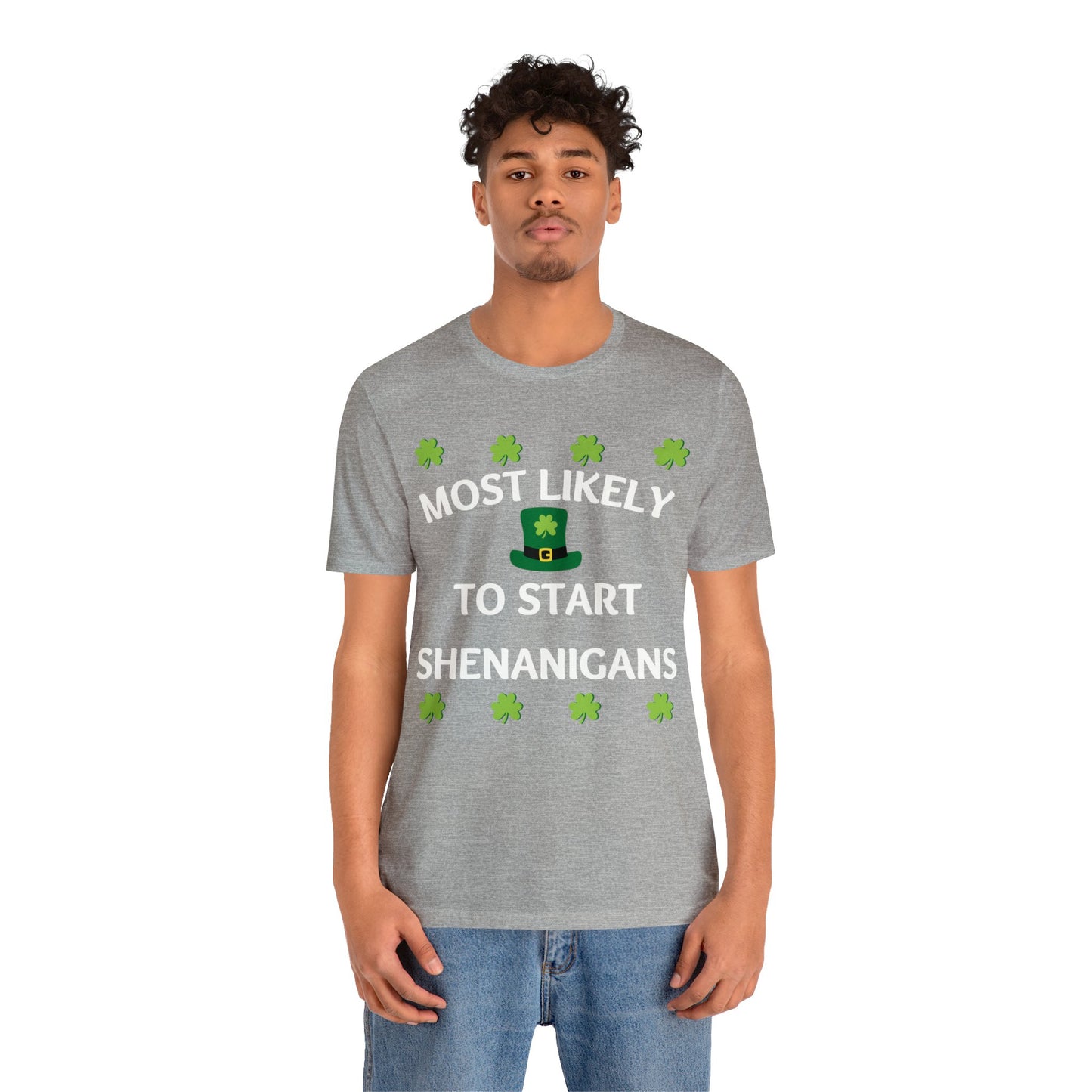 Most likely to start Shenanigans Family Matching St Patricks Shirt