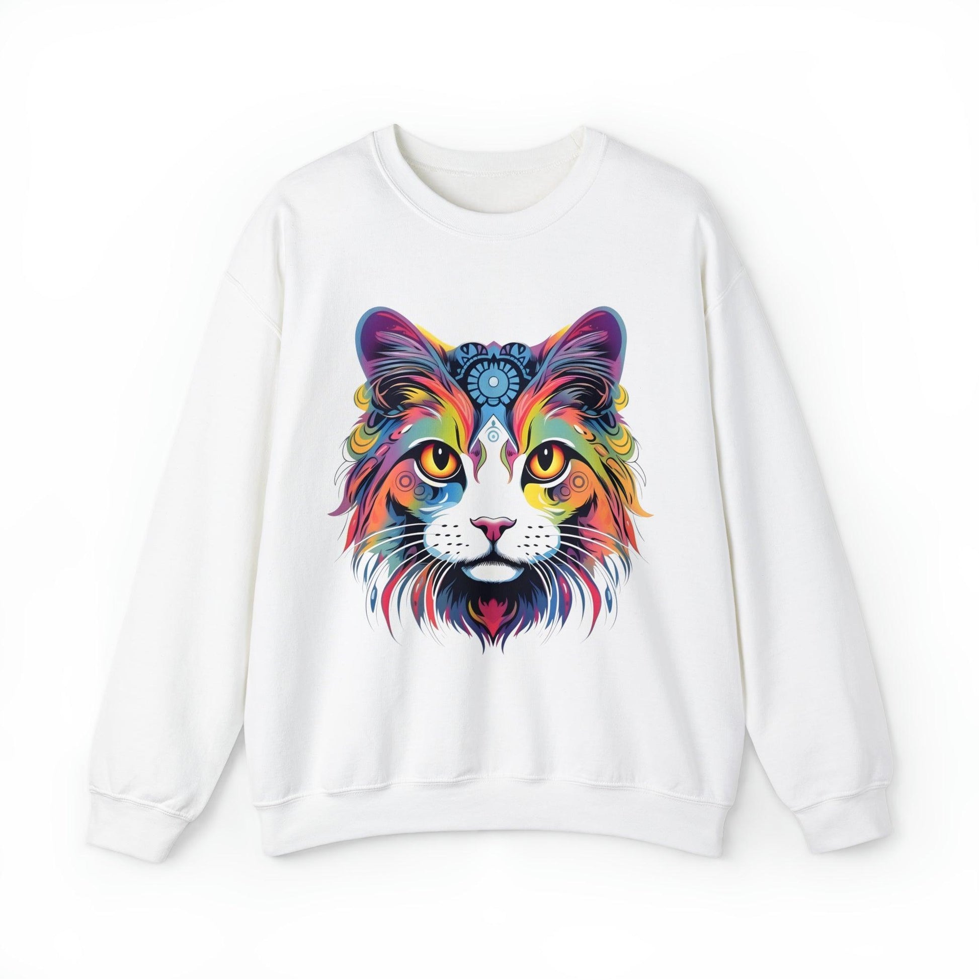 Vintage Cat Lover Sweater Animal Lover Gift Cat Mom Gift Cat Lover Gift Cat Mom Sweatshirt Retro Cat Sweatshirt Cat Crewneck Sweatshirt - Giftsmojo