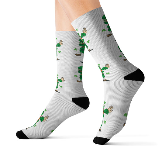St. Patrick's Day Socks Sublimation Socks Saint Paddy Sock
