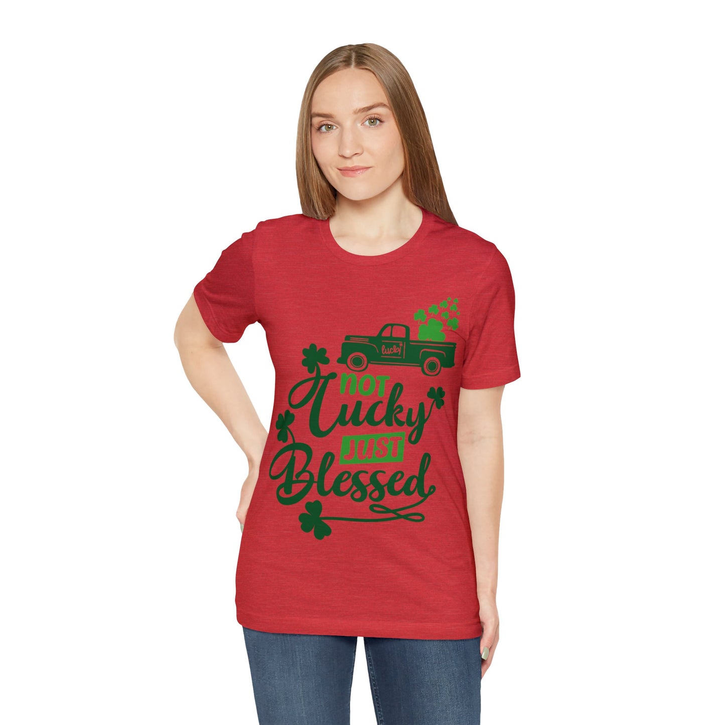 Not Lucky Just Blessed St Patrick's Day shirt Feeling Lucky Shirt Clover Shirt