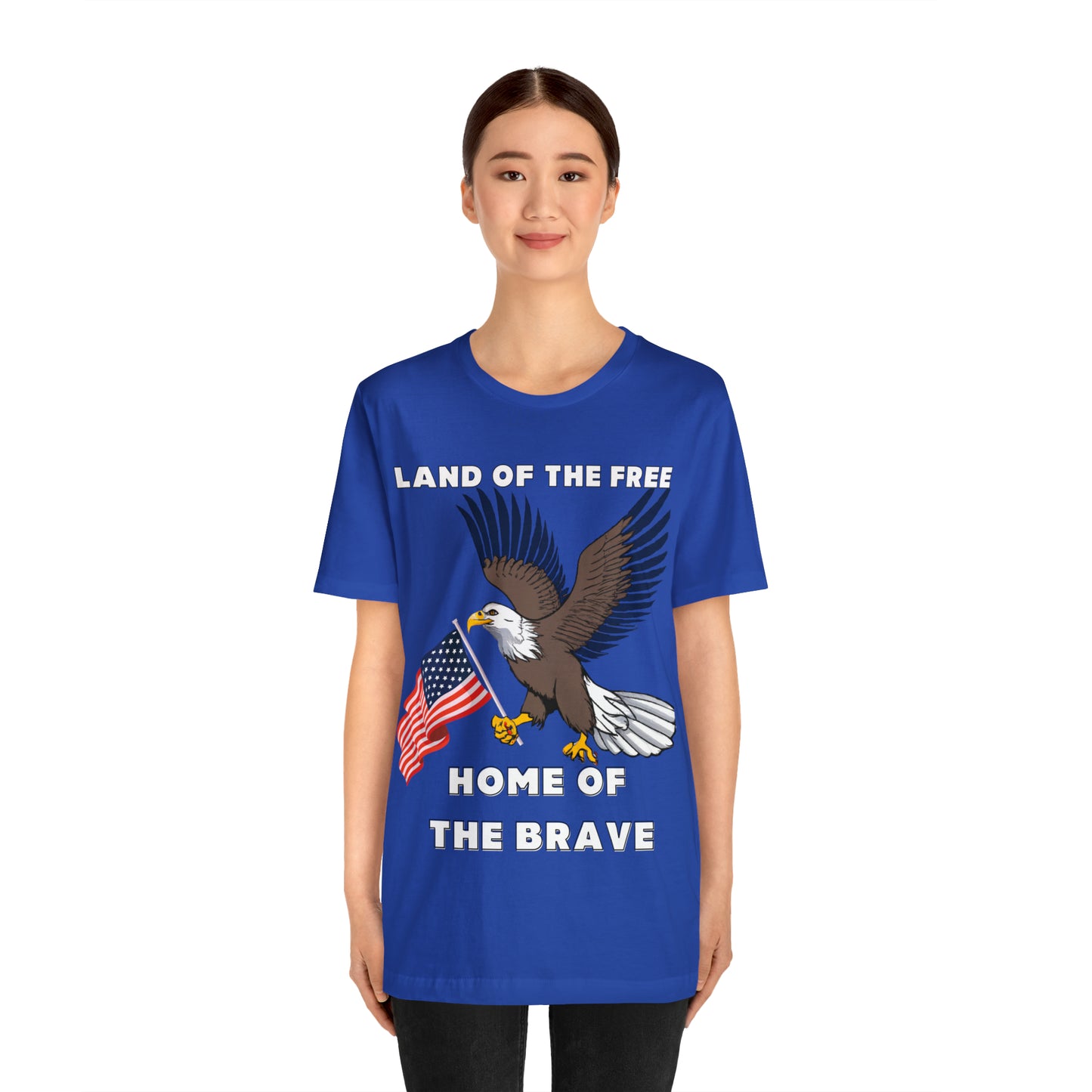 Celebrate Independence Day with Patriotic Shirts: Land of the free, Home of the Brave Shirt for Women and Men