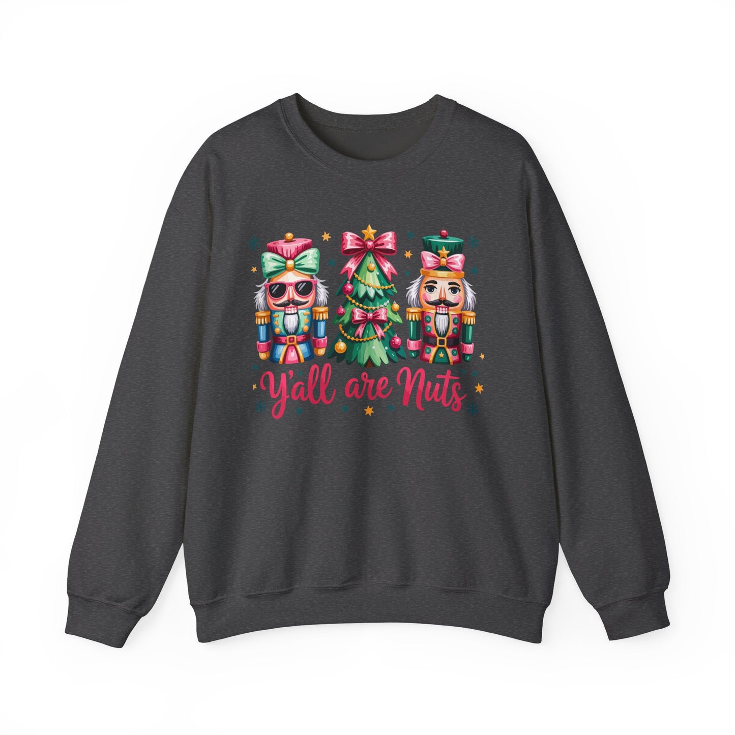Nutcracker Characters and Christmas Tree Sweatshirt | Holiday Crewneck