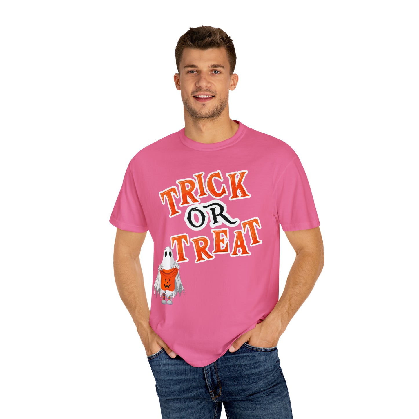 Embrace Halloween Cuteness with Our Cute Trick or Treat Shirt for Women and Men - Limited Edition