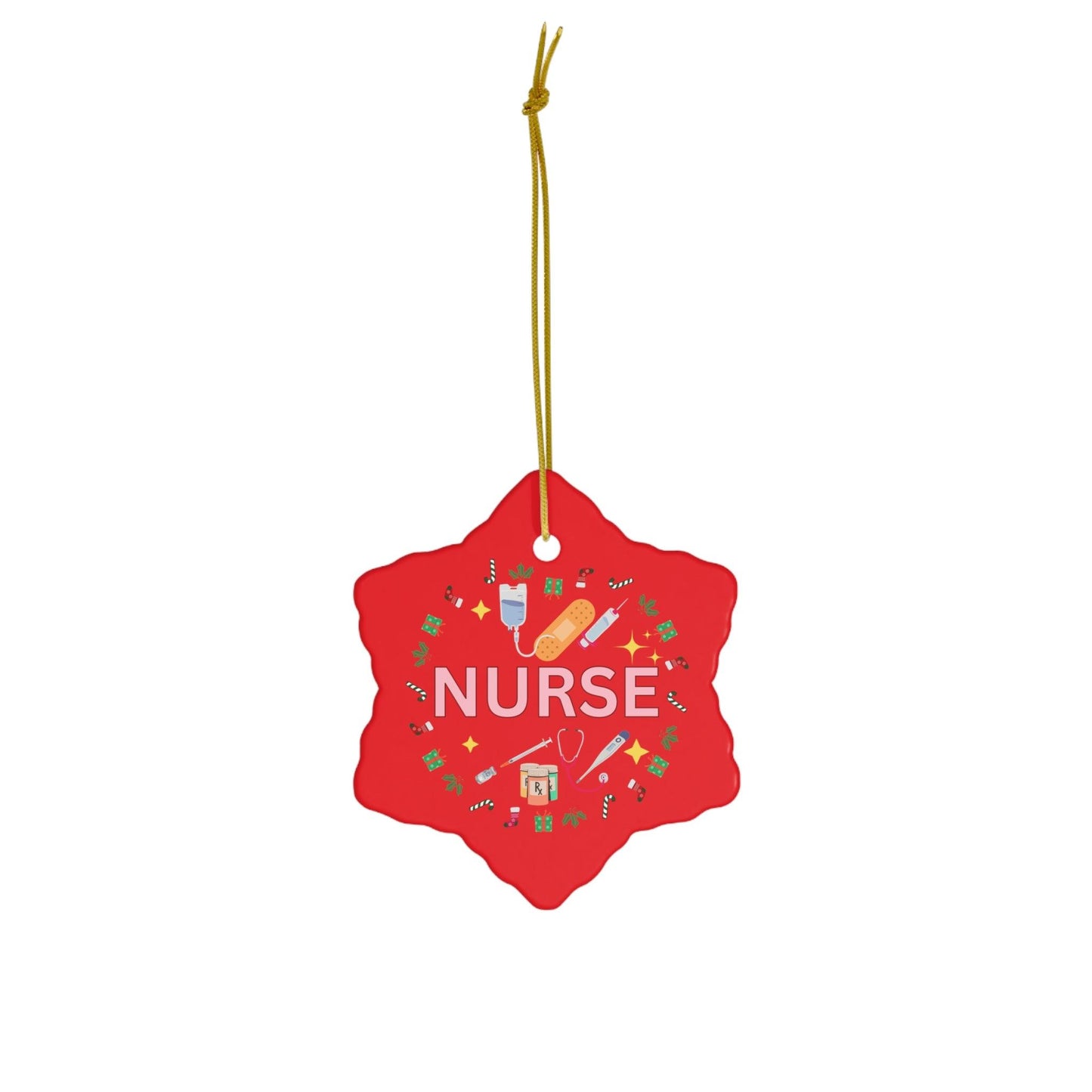 Nurse Christmas Ornament Nurse Ornament Nurse Christmas Tree Ornament Nurse Care Ornament Nurses Ornament Occupation Job - Giftsmojo