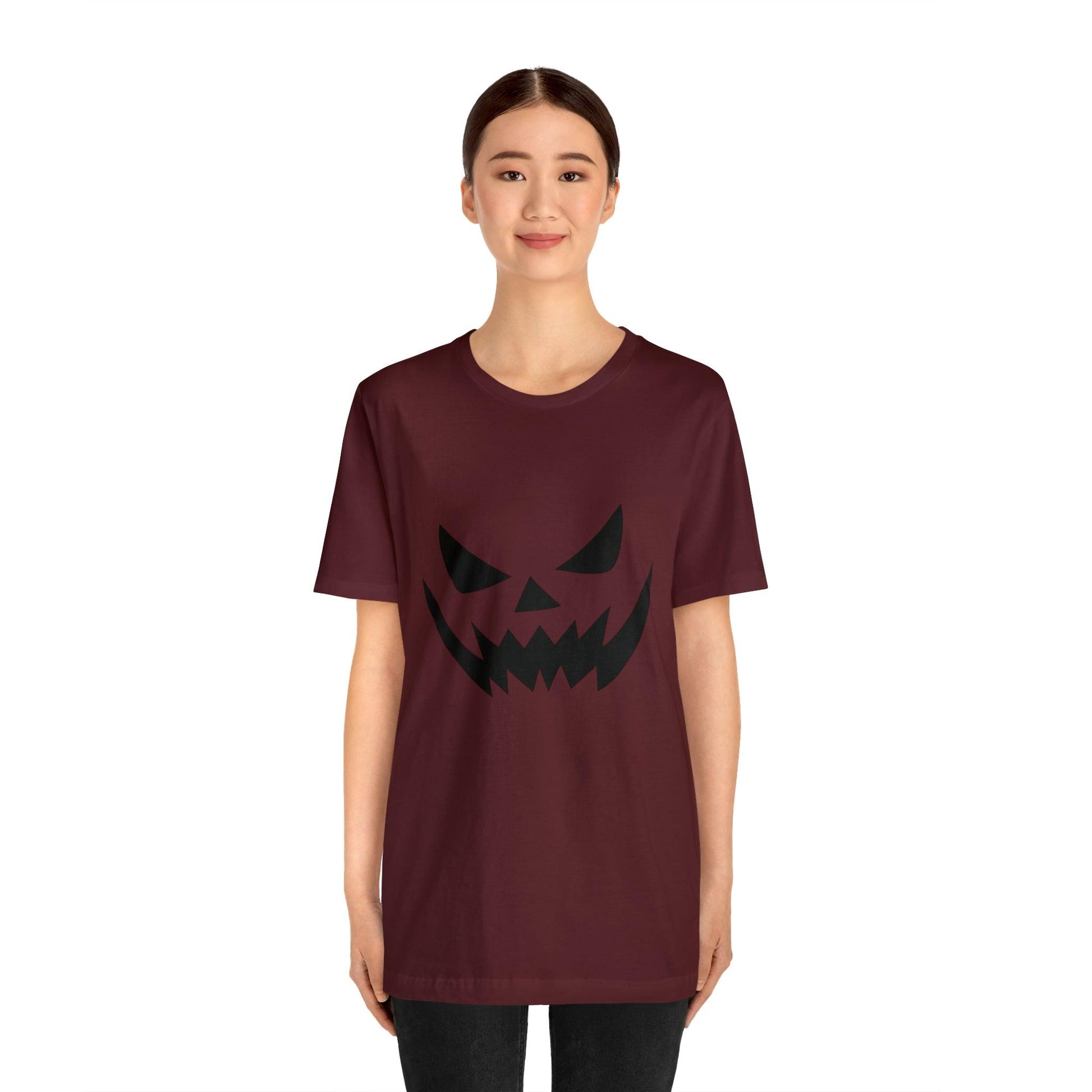 Scary Faces Halloween Pumpkin Faces Pumpkin Silhouette Halloween Shirt Pumpkin Face Halloween Costume - Giftsmojo